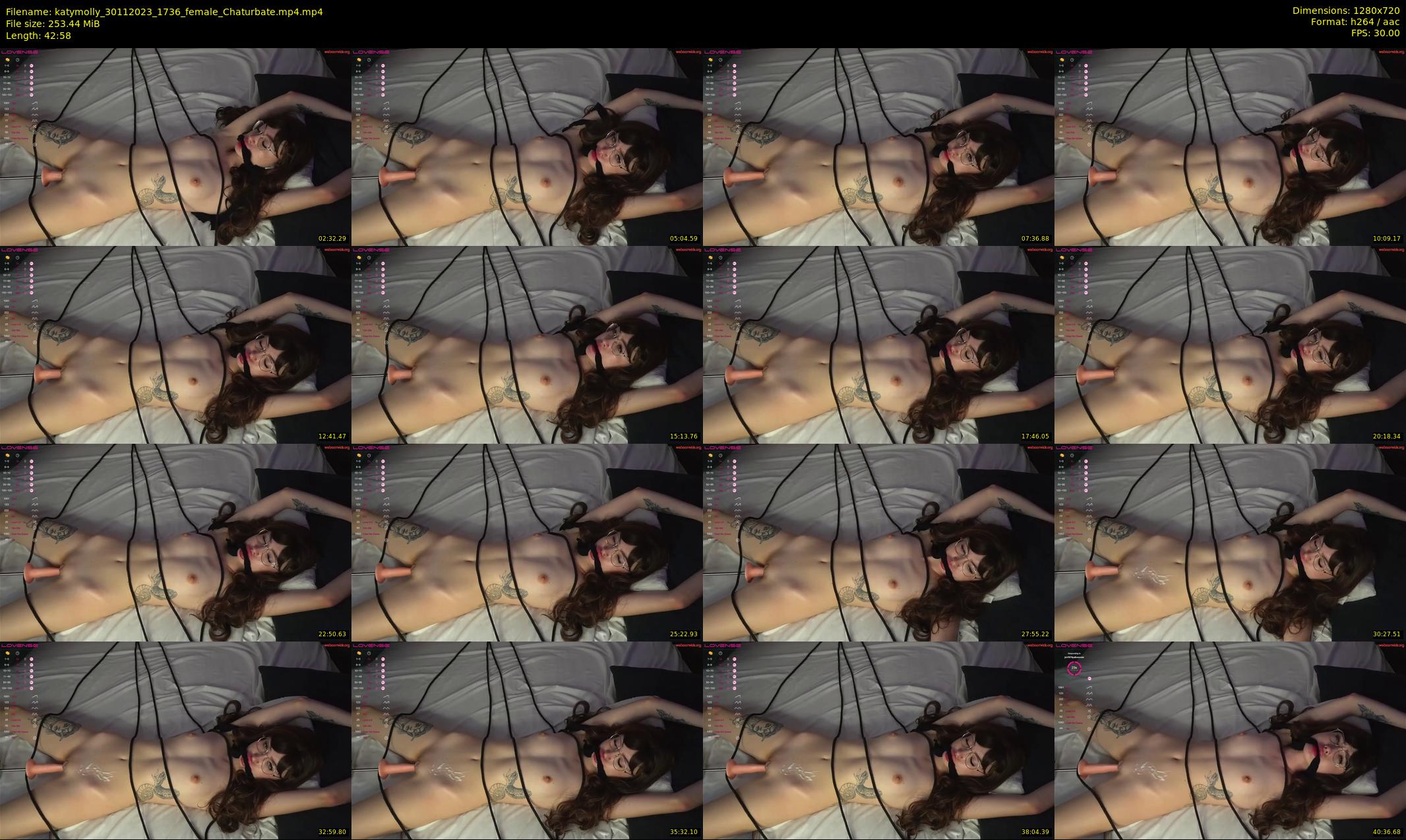 katymolly — 43 minute Chaturbate female cam show recording, 720p, Nov 30, 2023