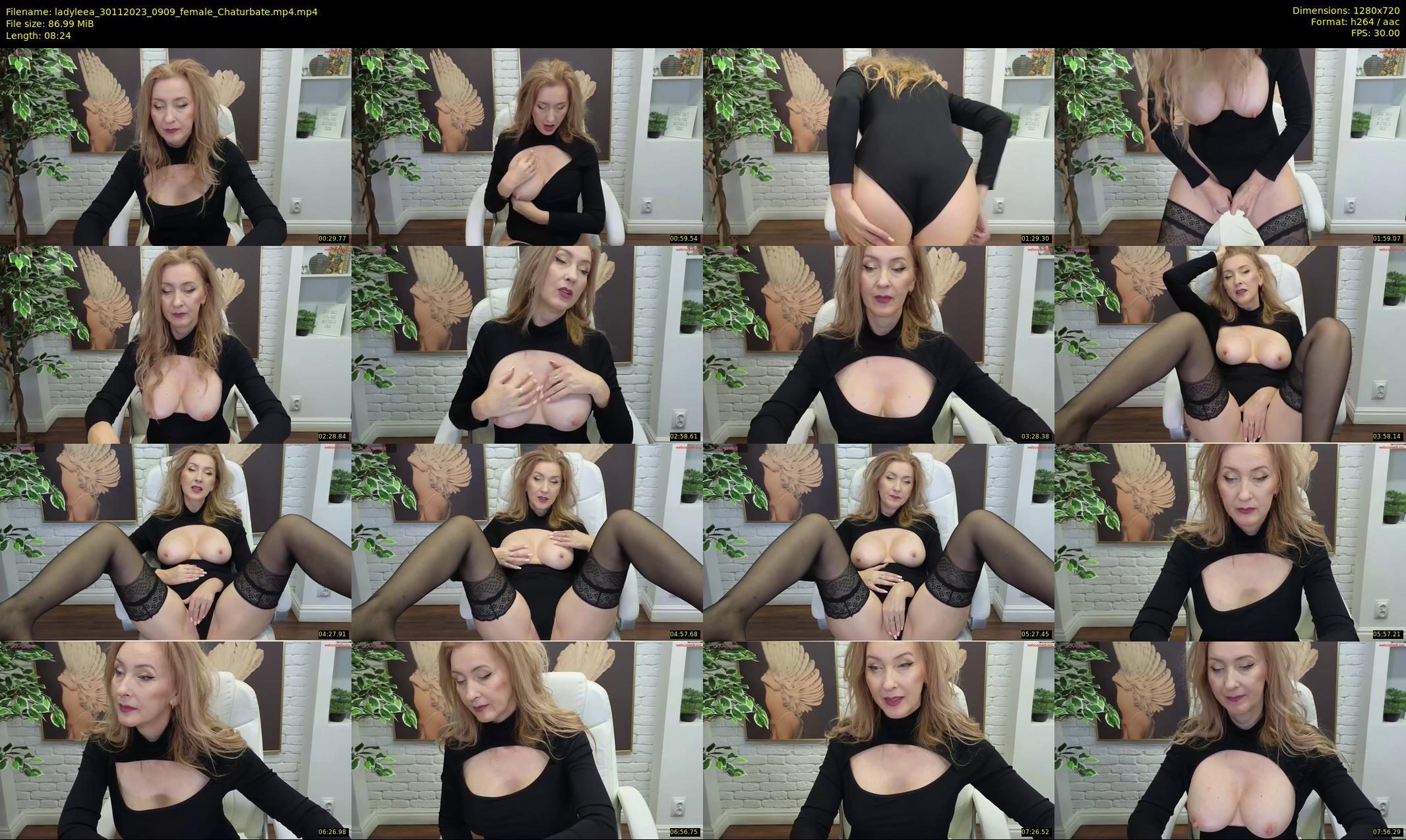 ladyleea — 9 minute Chaturbate female cam show recording, 720p, Nov 30, 2023