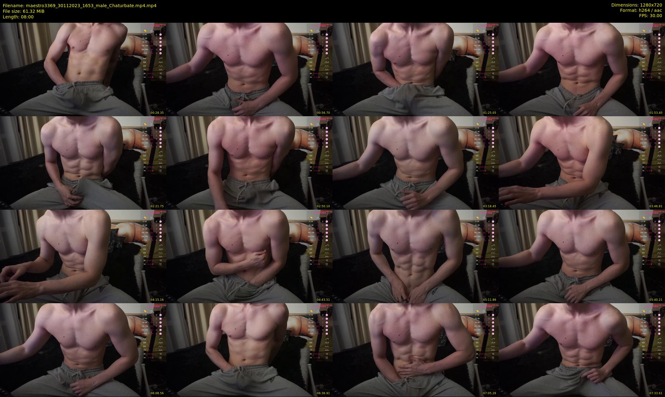 maestro3369 — 8 minute Chaturbate male cam show recording, 720p, Nov 30, 2023