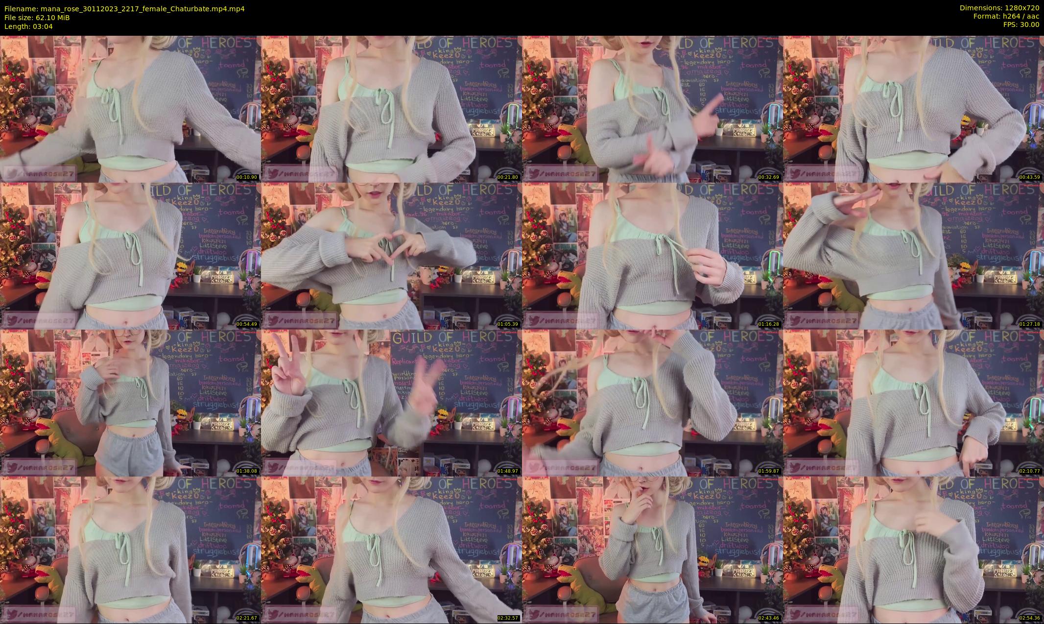 mana_rose — 4 minute Chaturbate female cam show recording, 720p, Nov 30, 2023