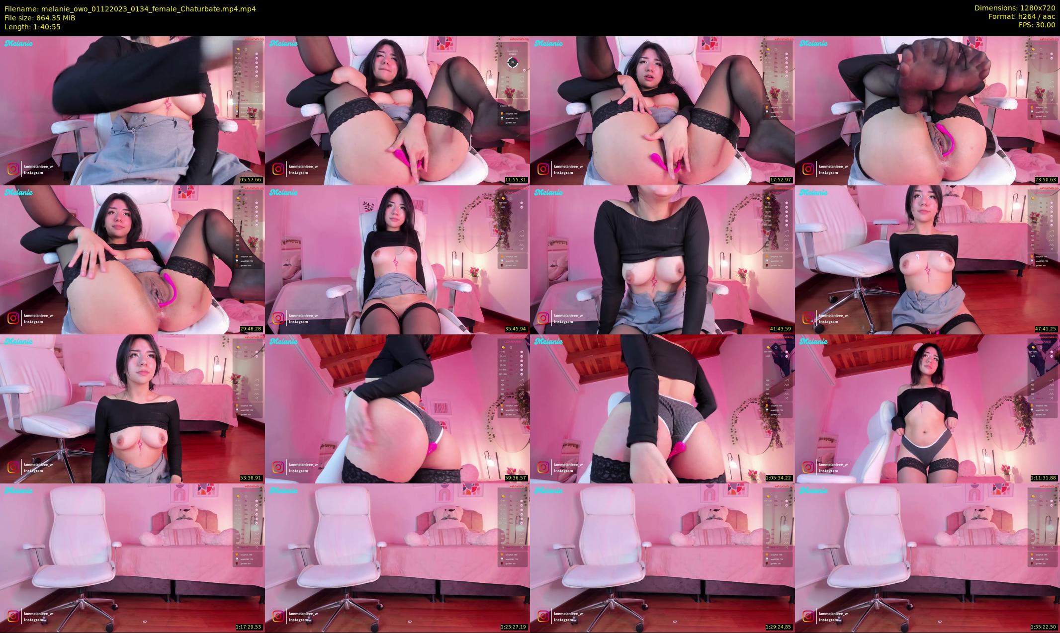 melanie_owo — 101 minute Chaturbate female cam show recording, 720p, Dec 1, 2023