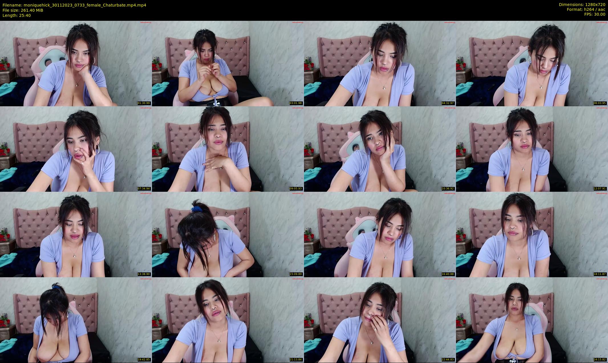 moniquehick — 26 minute Chaturbate female cam show recording, 720p, Nov 30, 2023