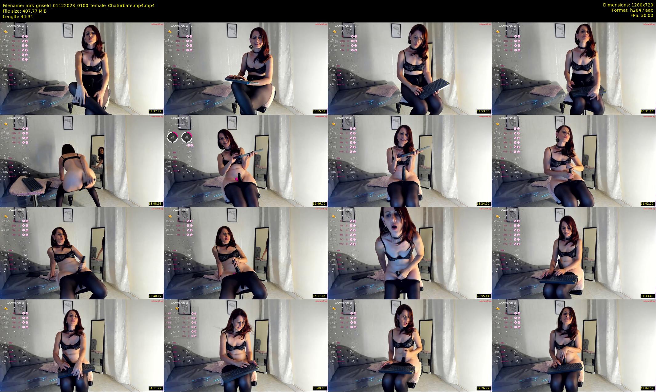mrs_griseld — 45 minute Chaturbate female cam show recording, 720p, Dec 1, 2023