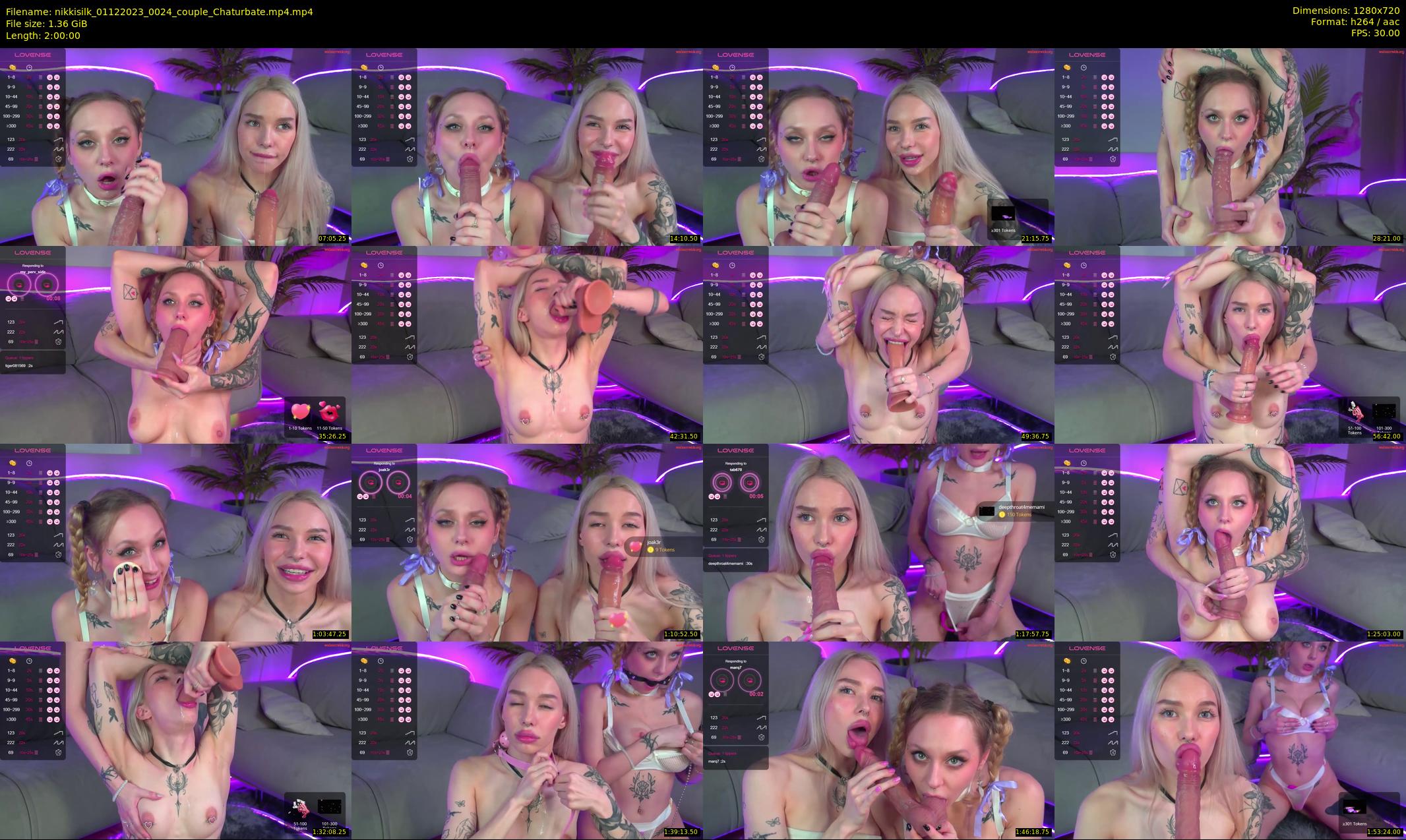 nikkisilk — 120 minute Chaturbate female cam show recording, 720p, Dec 1, 2023