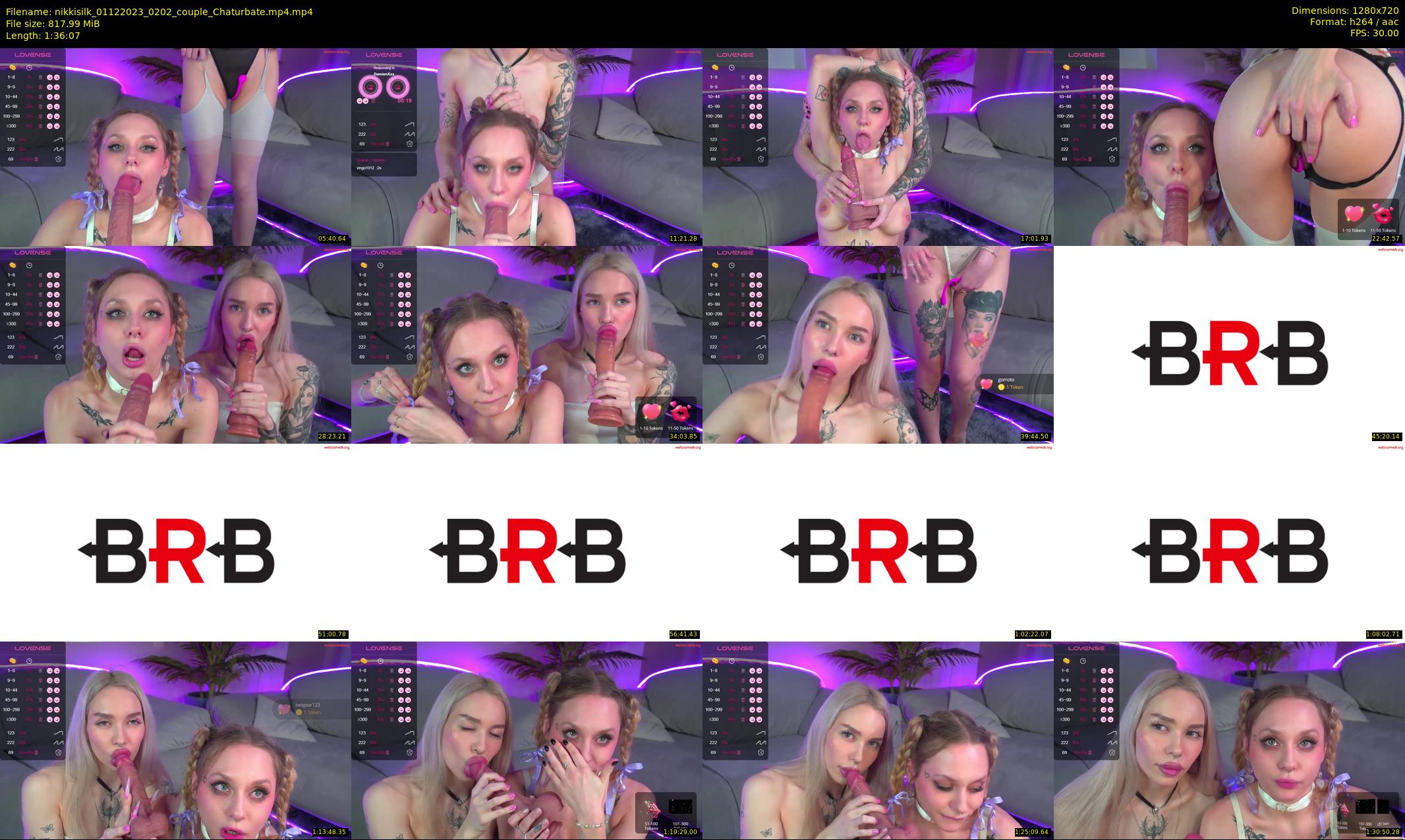 nikkisilk — 97 minute Chaturbate female cam show recording, 720p, Dec 1, 2023