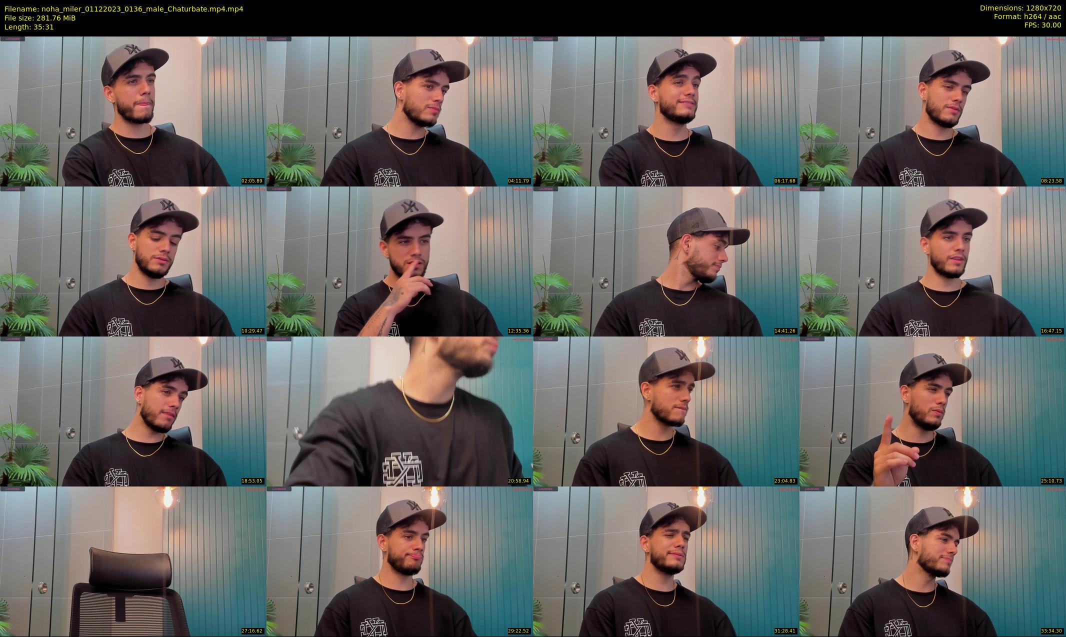 noha_miler — 36 minute Chaturbate male cam show recording, 720p, Dec 1, 2023