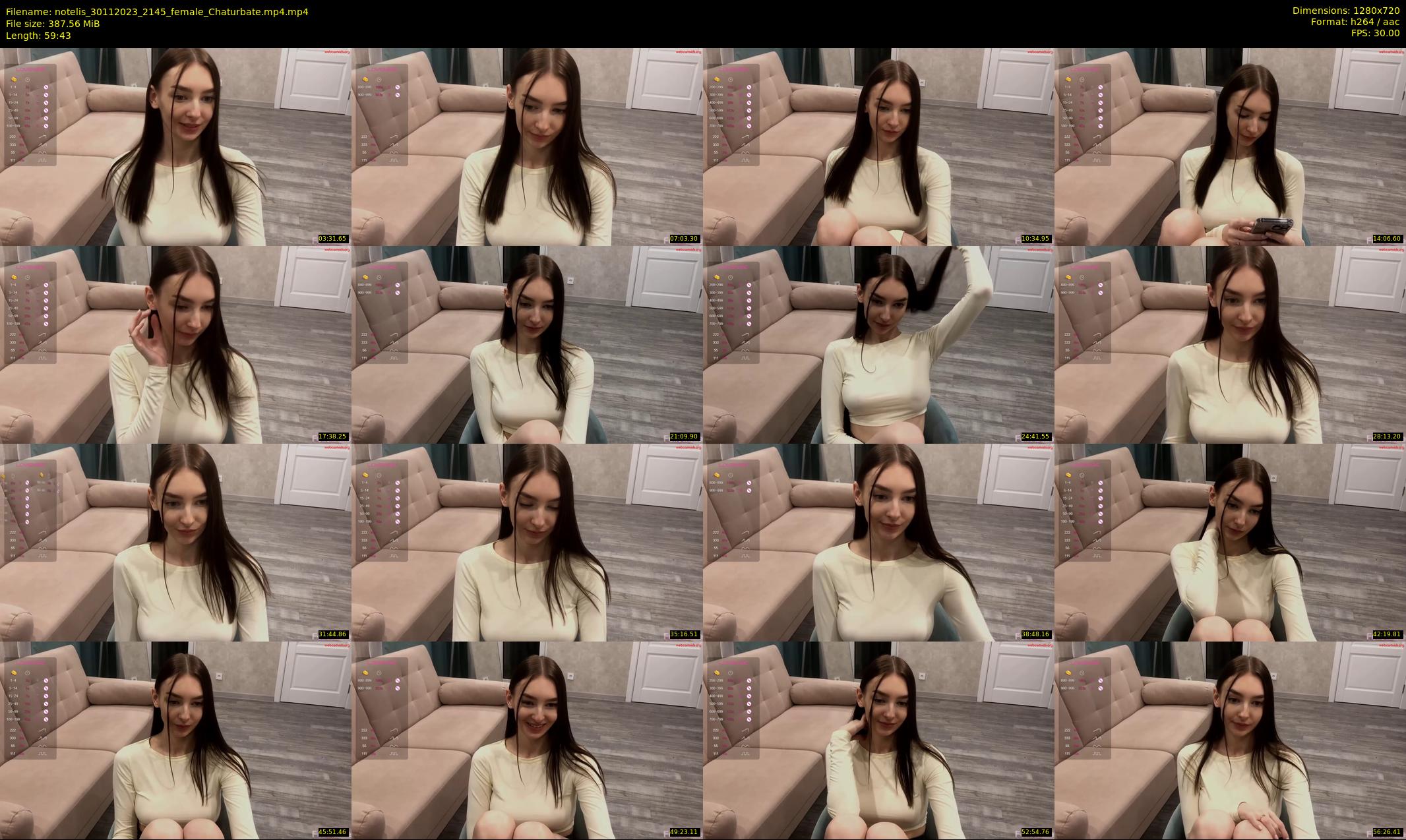 notelis — 60 minute Chaturbate female cam show recording, 720p, Nov 30, 2023