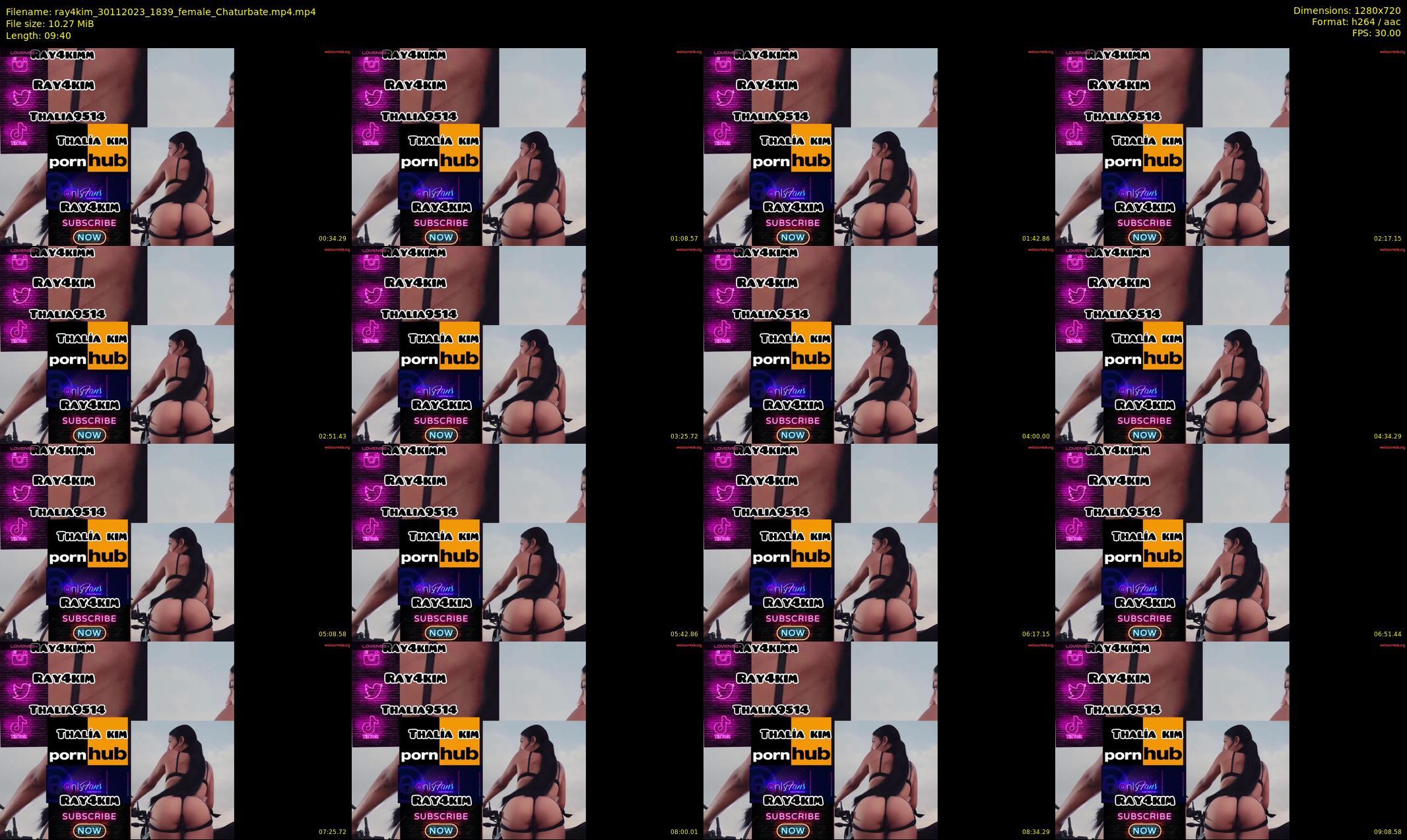 ray4kim — 10 minute Chaturbate couple cam show recording, 720p, Nov 30, 2023