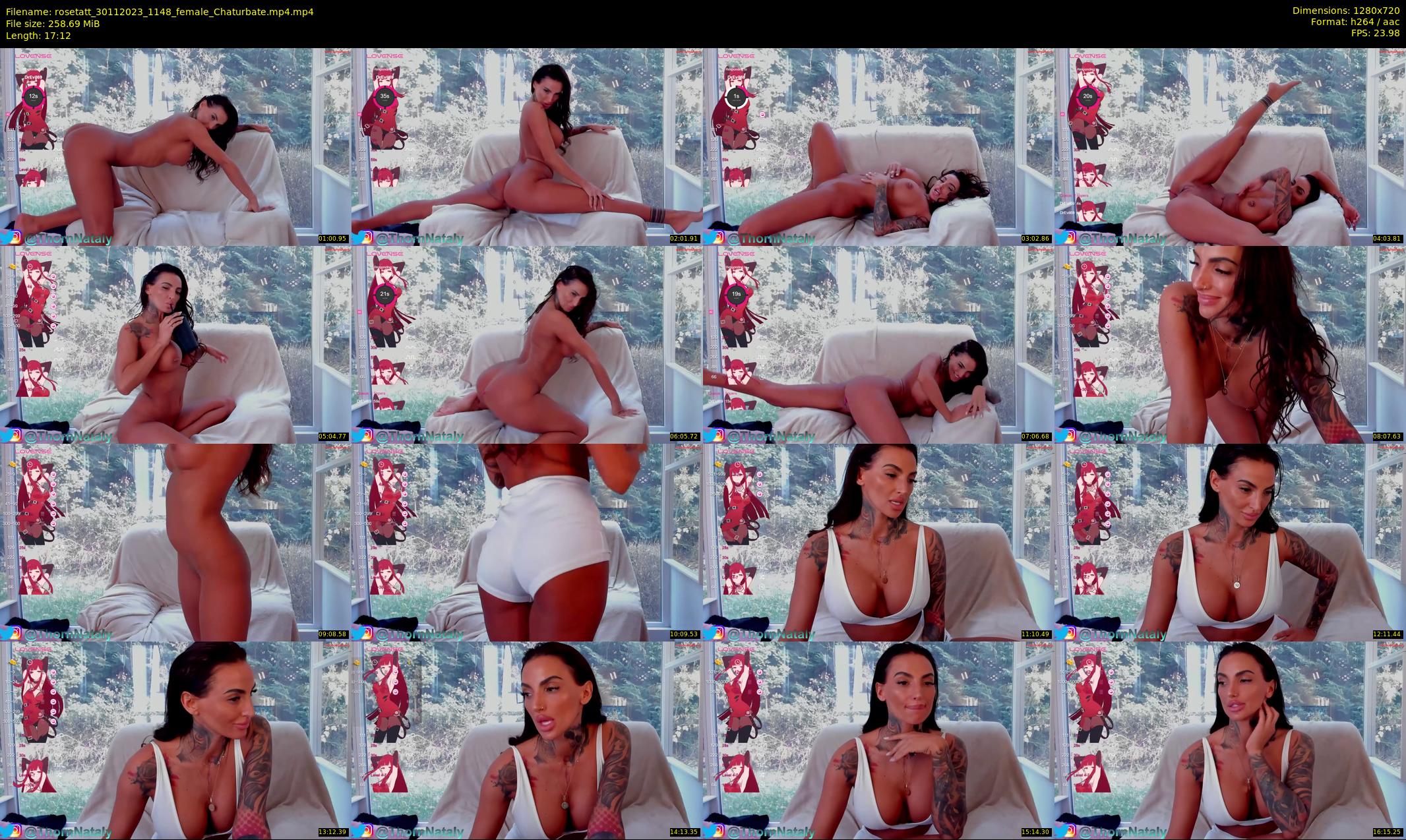 rosetatt — 18 minute Chaturbate female cam show recording, 720p, Nov 30, 2023
