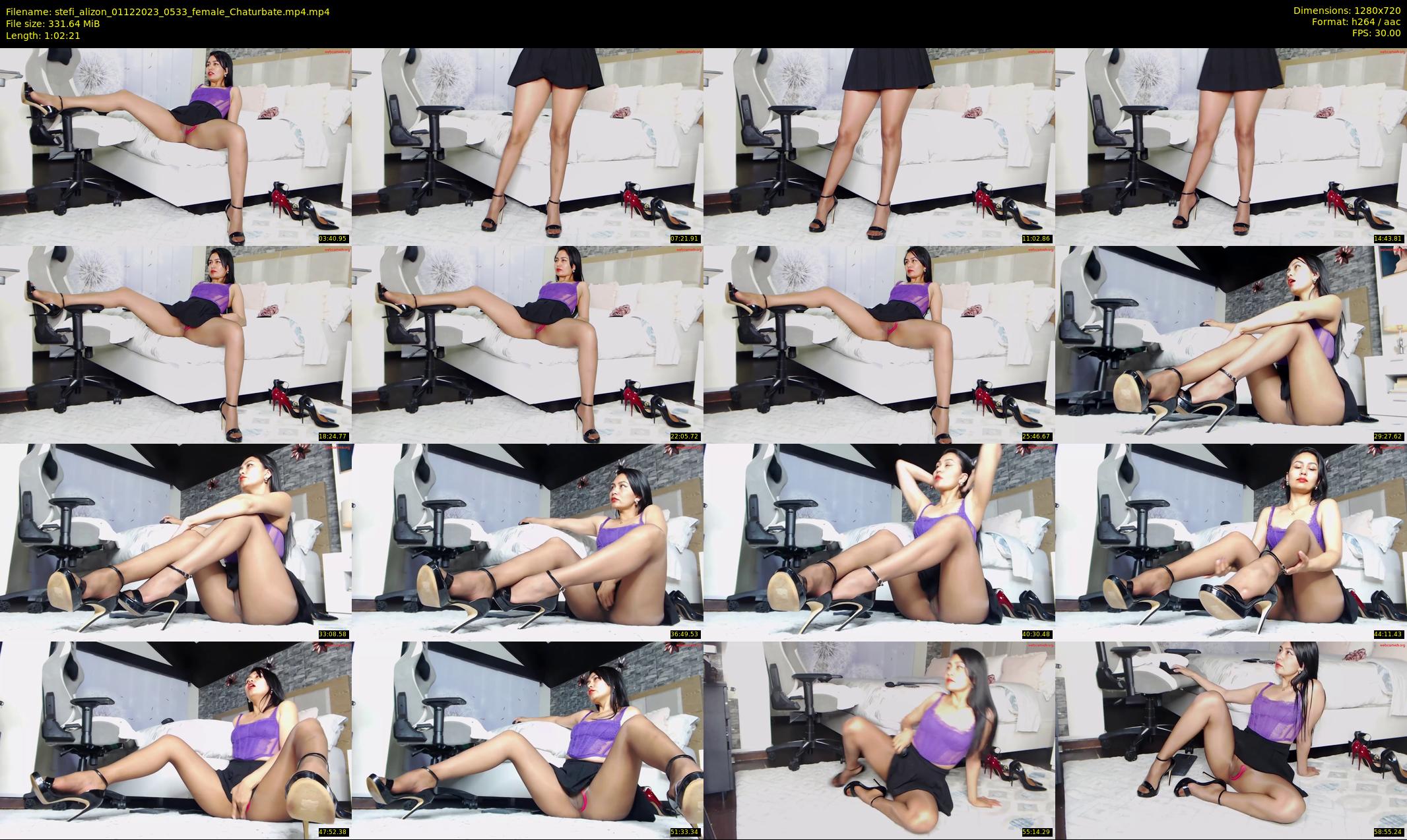 stefi_alizon — 63 minute Chaturbate female cam show recording, 720p, Dec 1, 2023