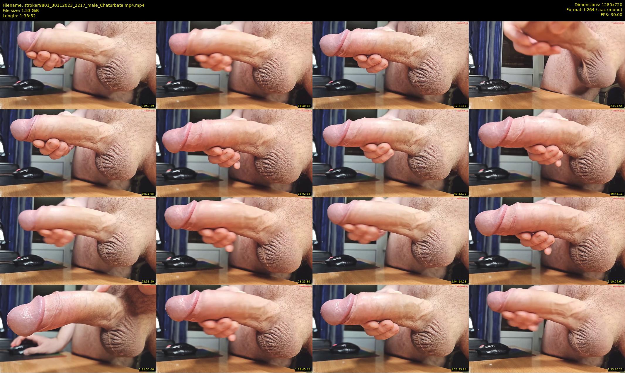 stroker9801 — 99 minute Chaturbate male cam show recording, 720p, Nov 30, 2023