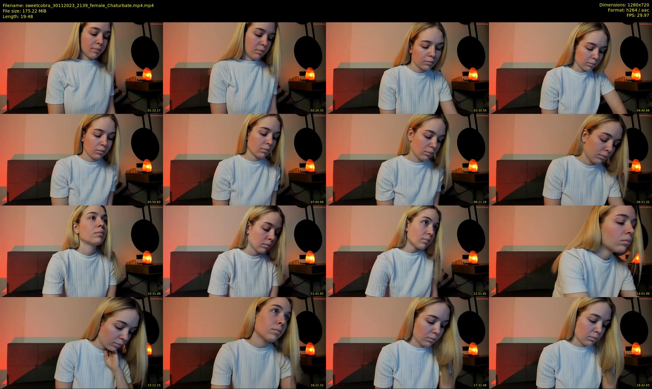 sweetcobra — 20 minute Chaturbate female cam show recording, 720p, Nov 30, 2023