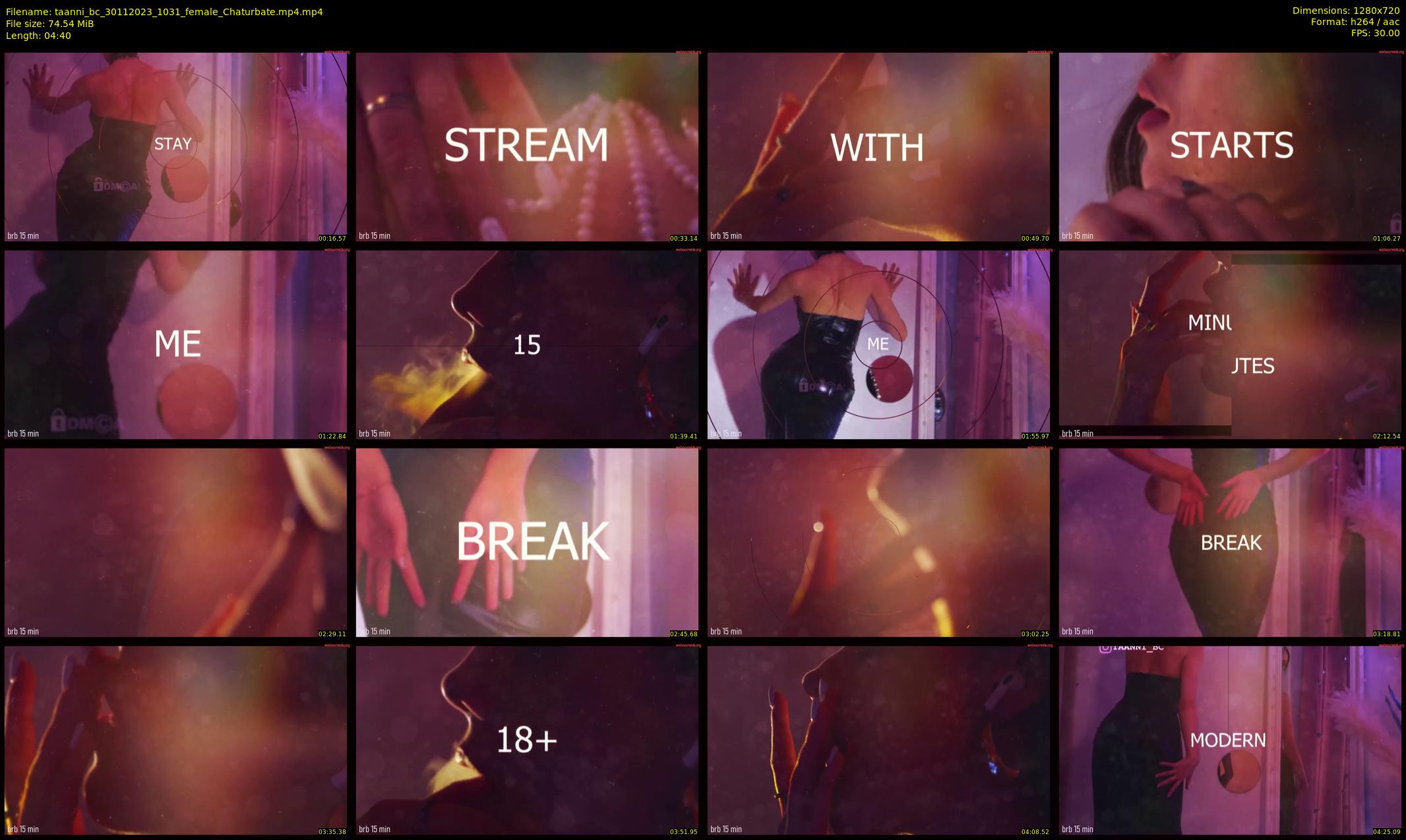 taanni_bc — 5 minute Chaturbate female cam show recording, 720p, Nov 30, 2023