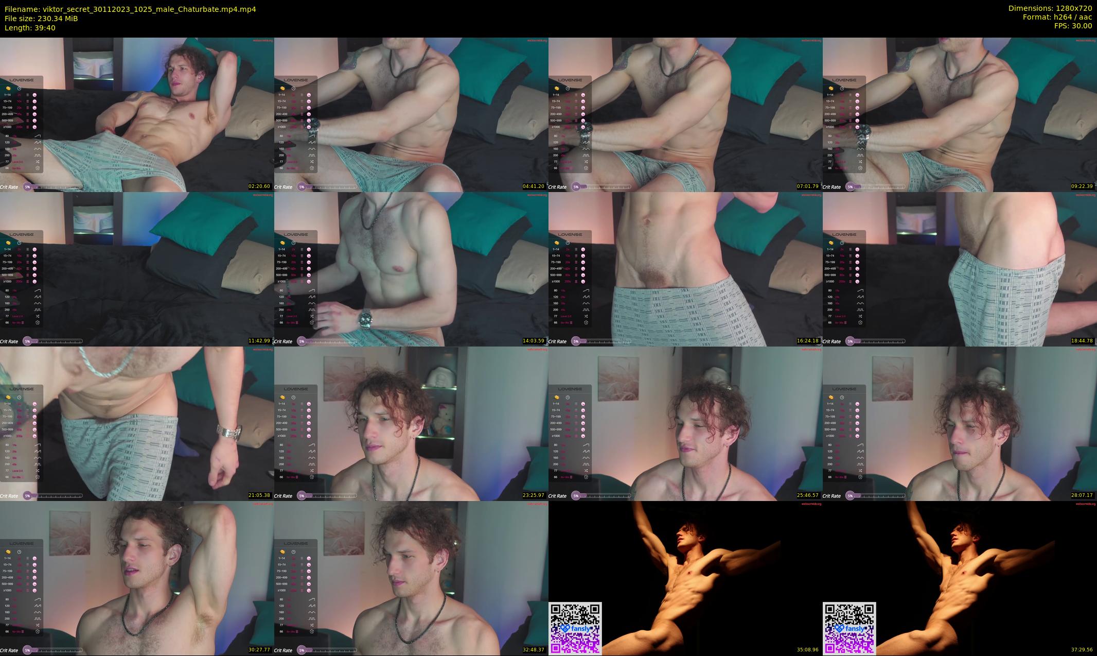viktor_secret — 40 minute Chaturbate male cam show recording, 720p, Nov 30, 2023