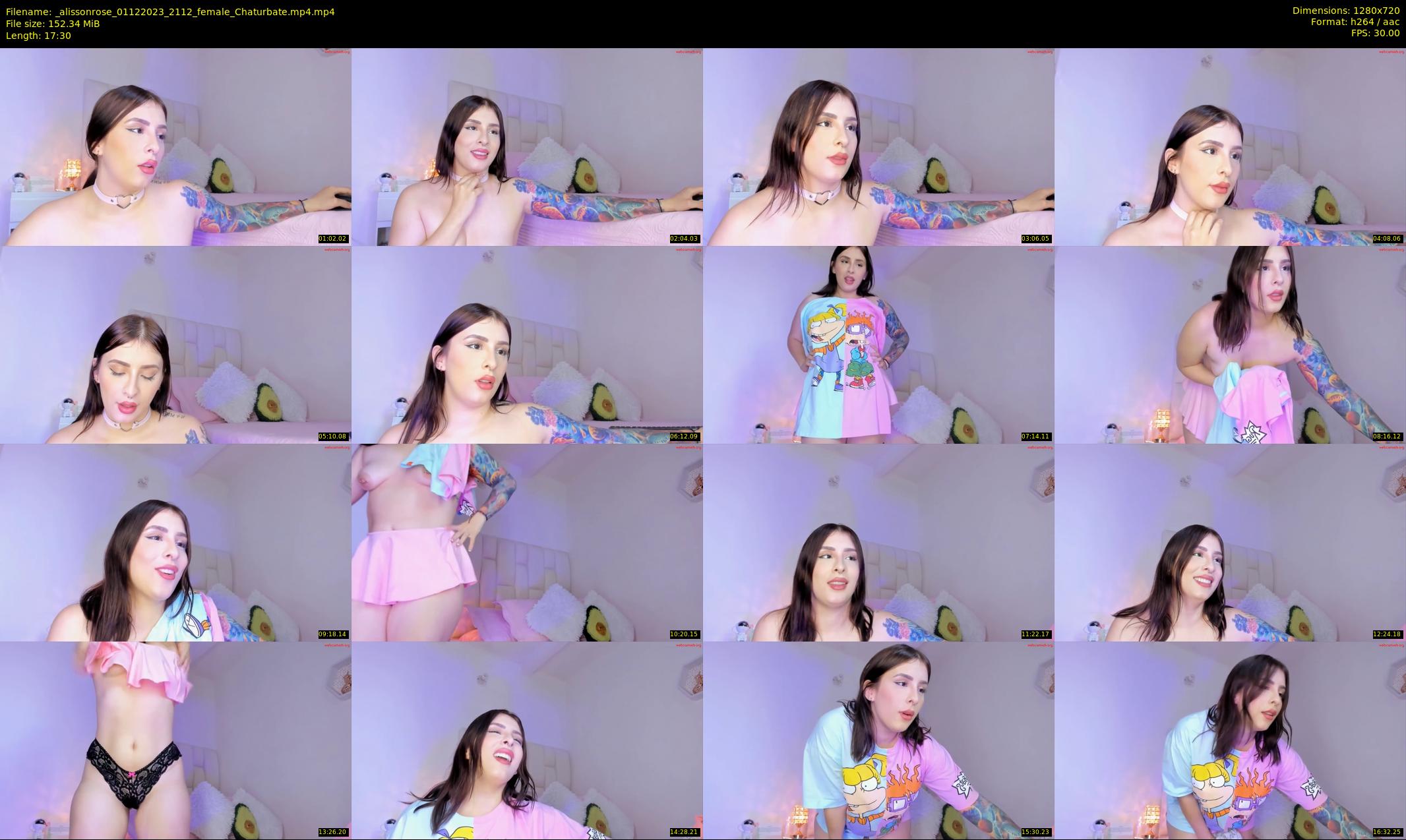 _alissonrose — 18 minute Chaturbate female cam show recording, 720p, Dec 1, 2023