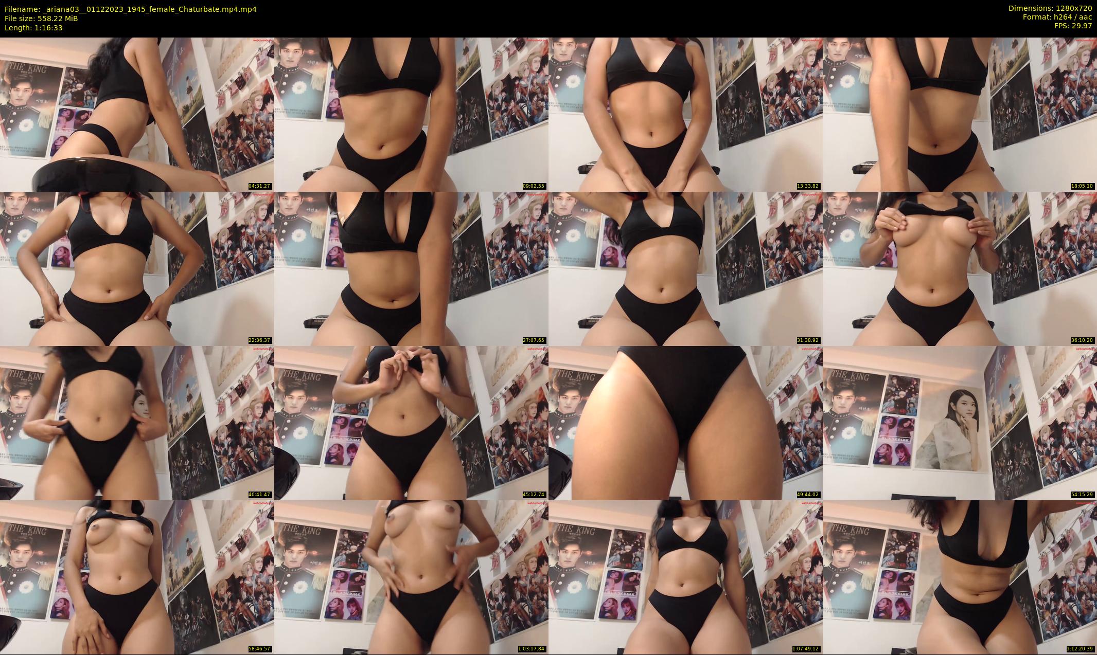 _ariana03_ — 77 minute Chaturbate female cam show recording, 720p, Dec 1, 2023