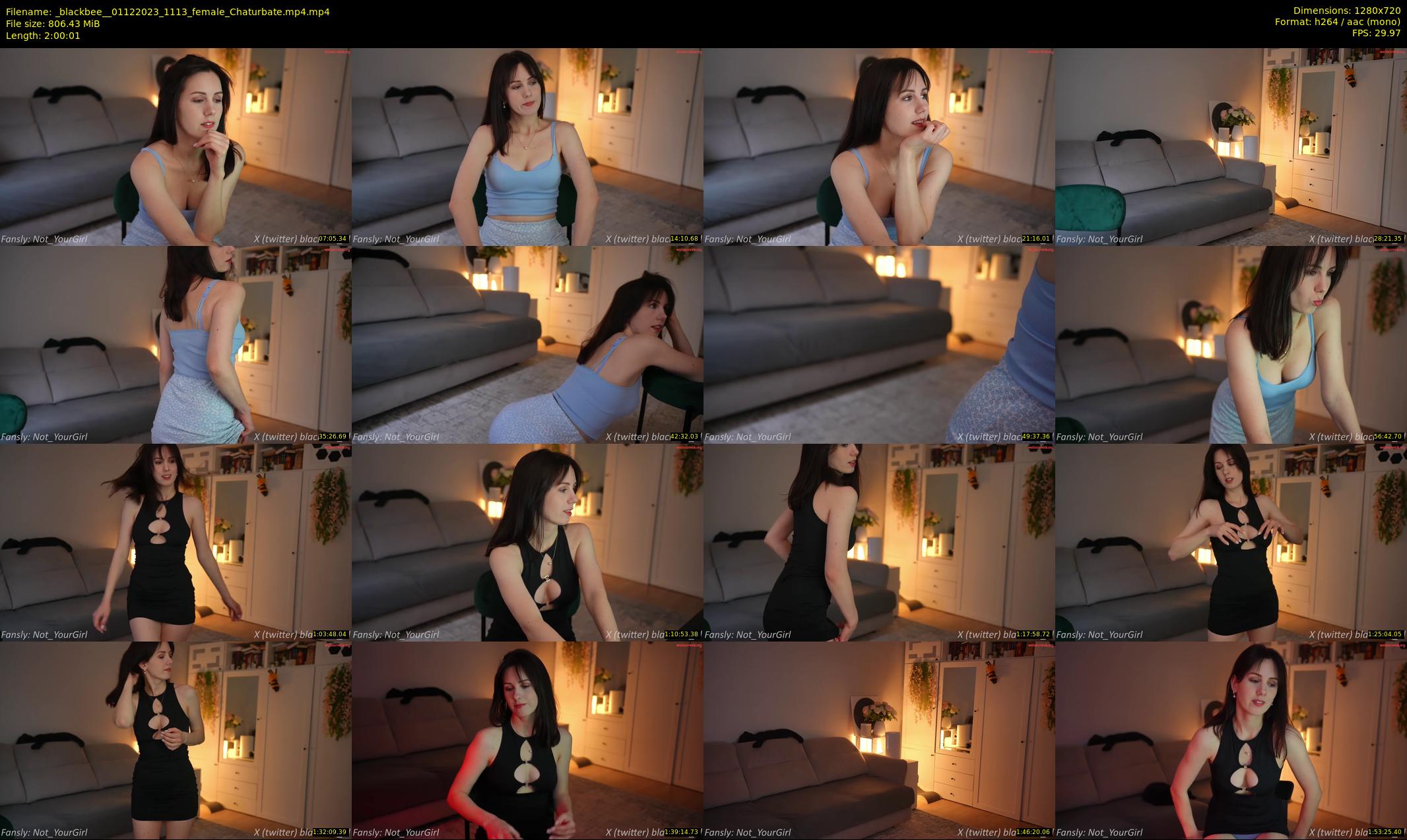 _blackbee_ — 121 minute Chaturbate female cam show recording, 720p, Dec 1, 2023