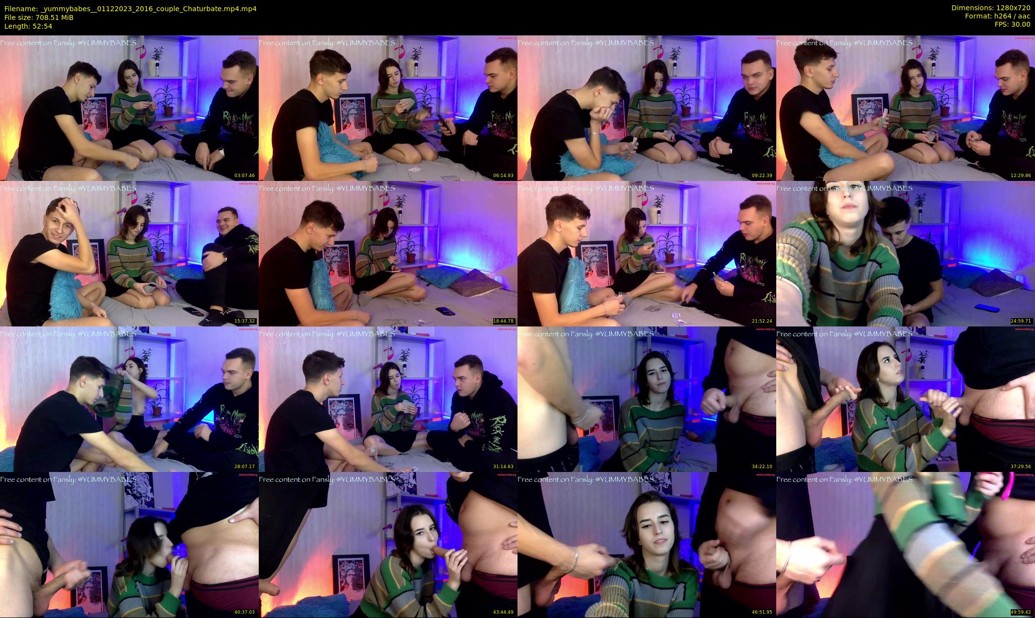 _yummybabes_ — 53 minute Chaturbate couple cam show recording, 720p, Dec 1, 2023