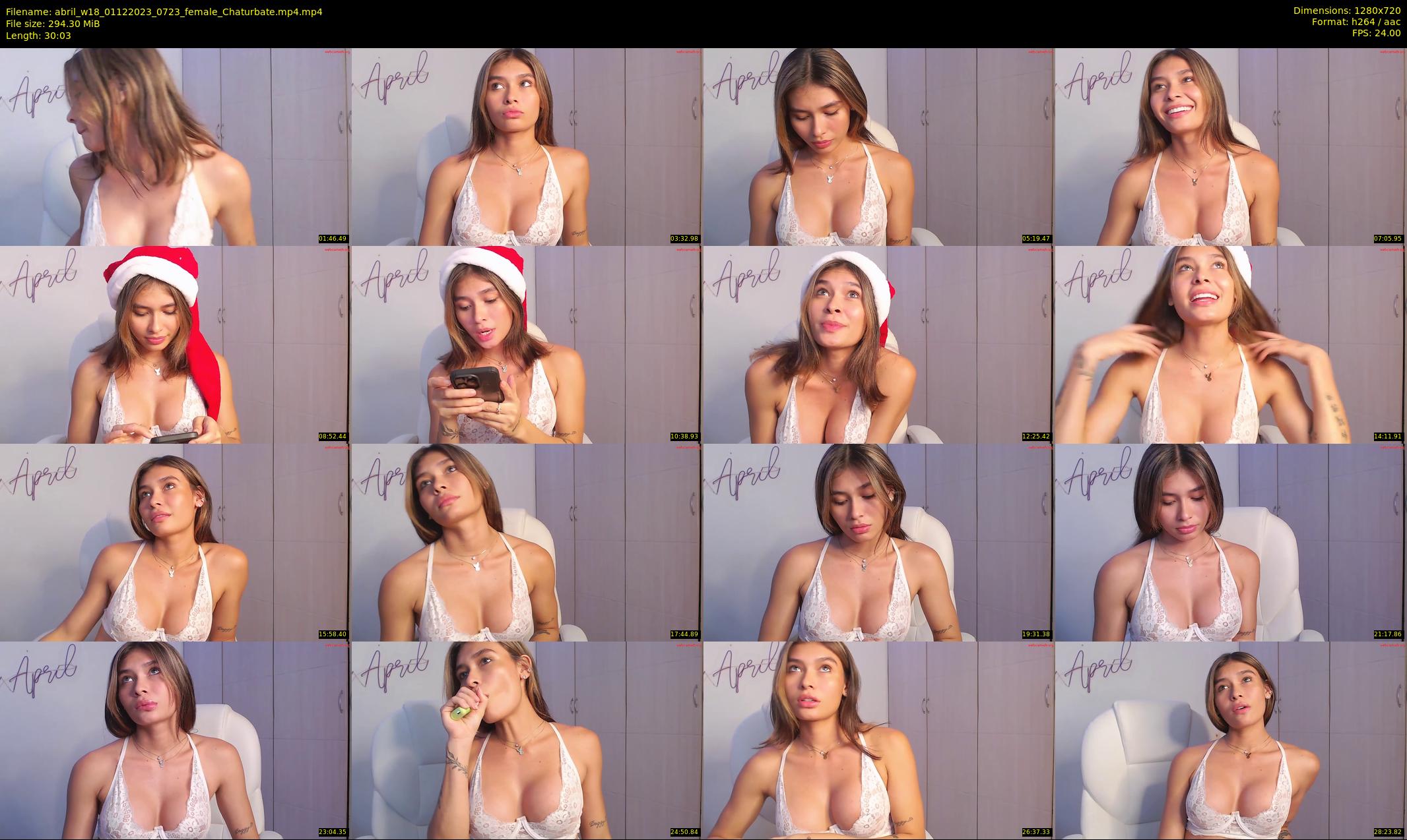 abril_w18 — 31 minute Chaturbate female cam show recording, 720p, Dec 1, 2023