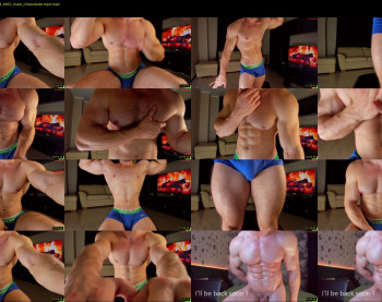 adam_muscle_ — 64 minute Chaturbate male cam show recording, 720p, Dec 2, 2023
