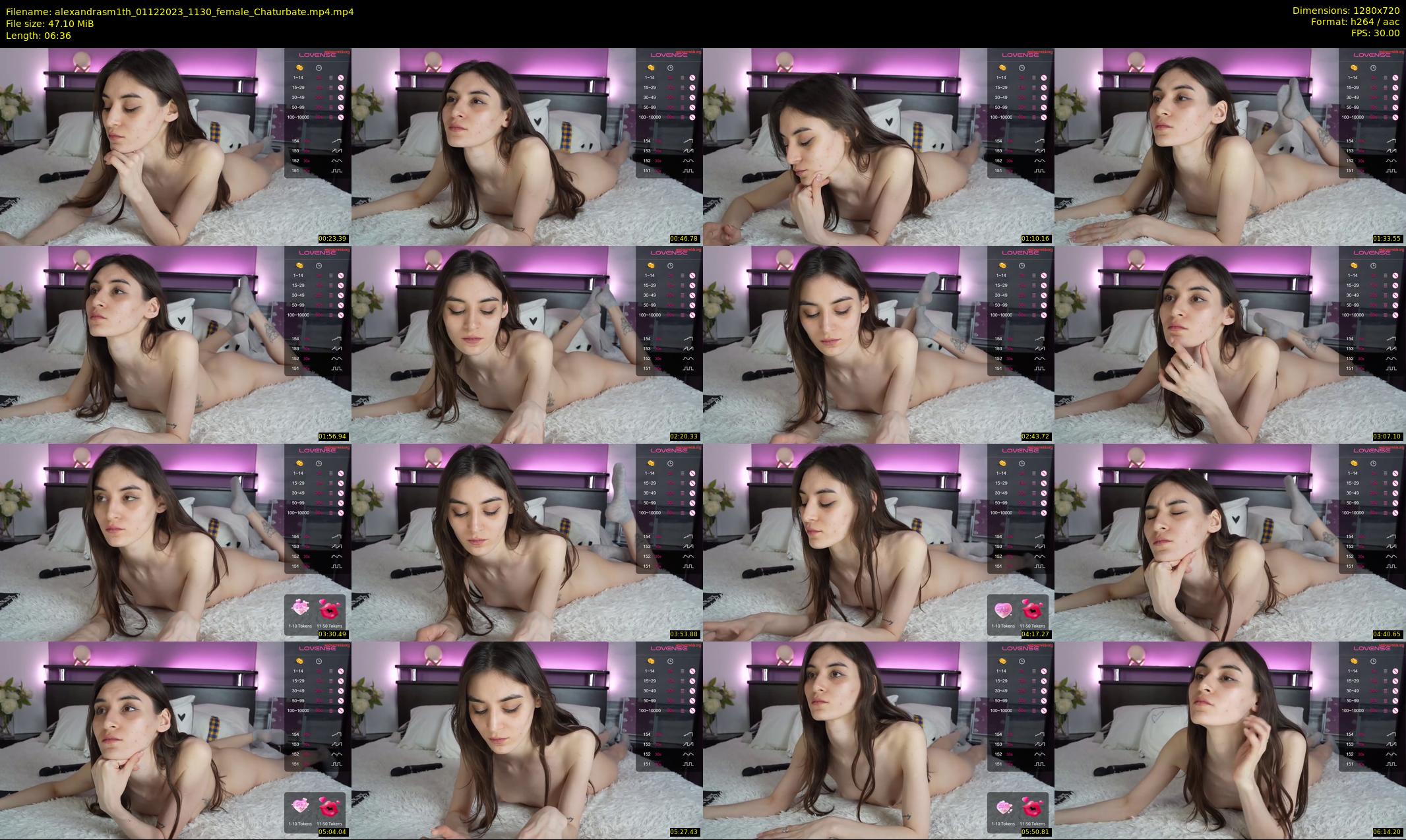 alexandrasm1th — 7 minute Chaturbate female cam show recording, 720p, Dec 1, 2023