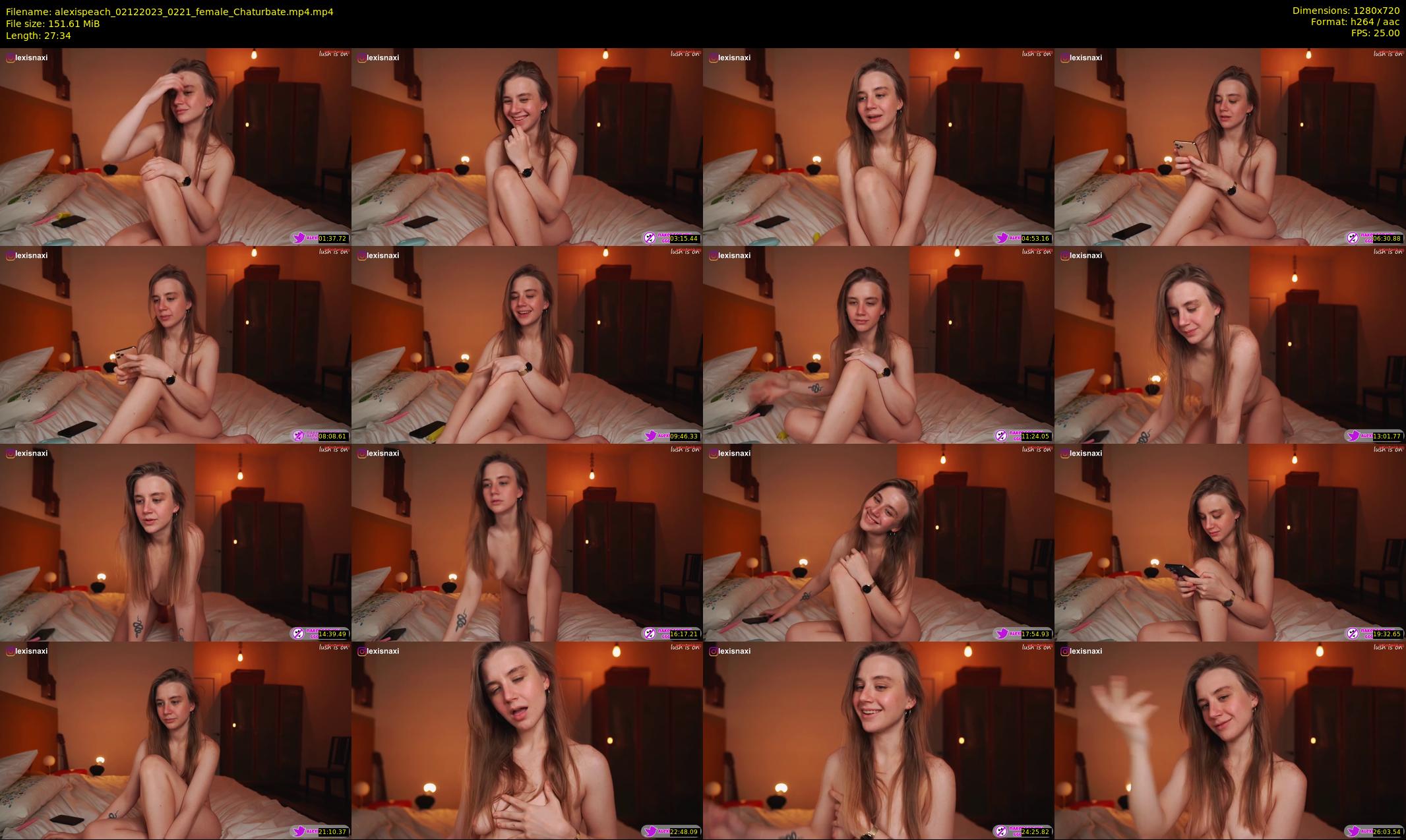 alexispeach — 28 minute Chaturbate female cam show recording, 720p, Dec 2, 2023
