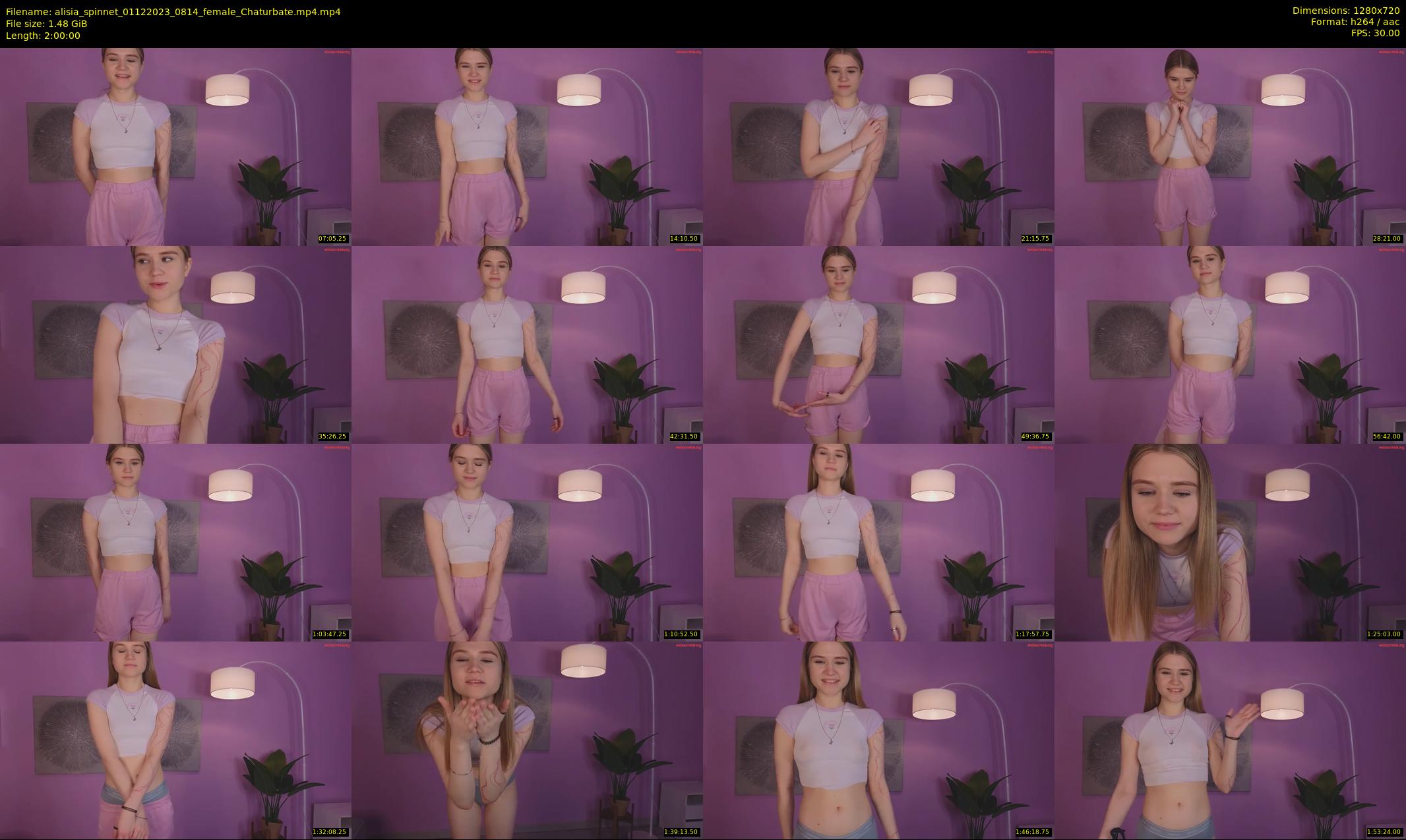 alisia_spinnet — 120 minute Chaturbate female cam show recording, 720p, Dec 1, 2023