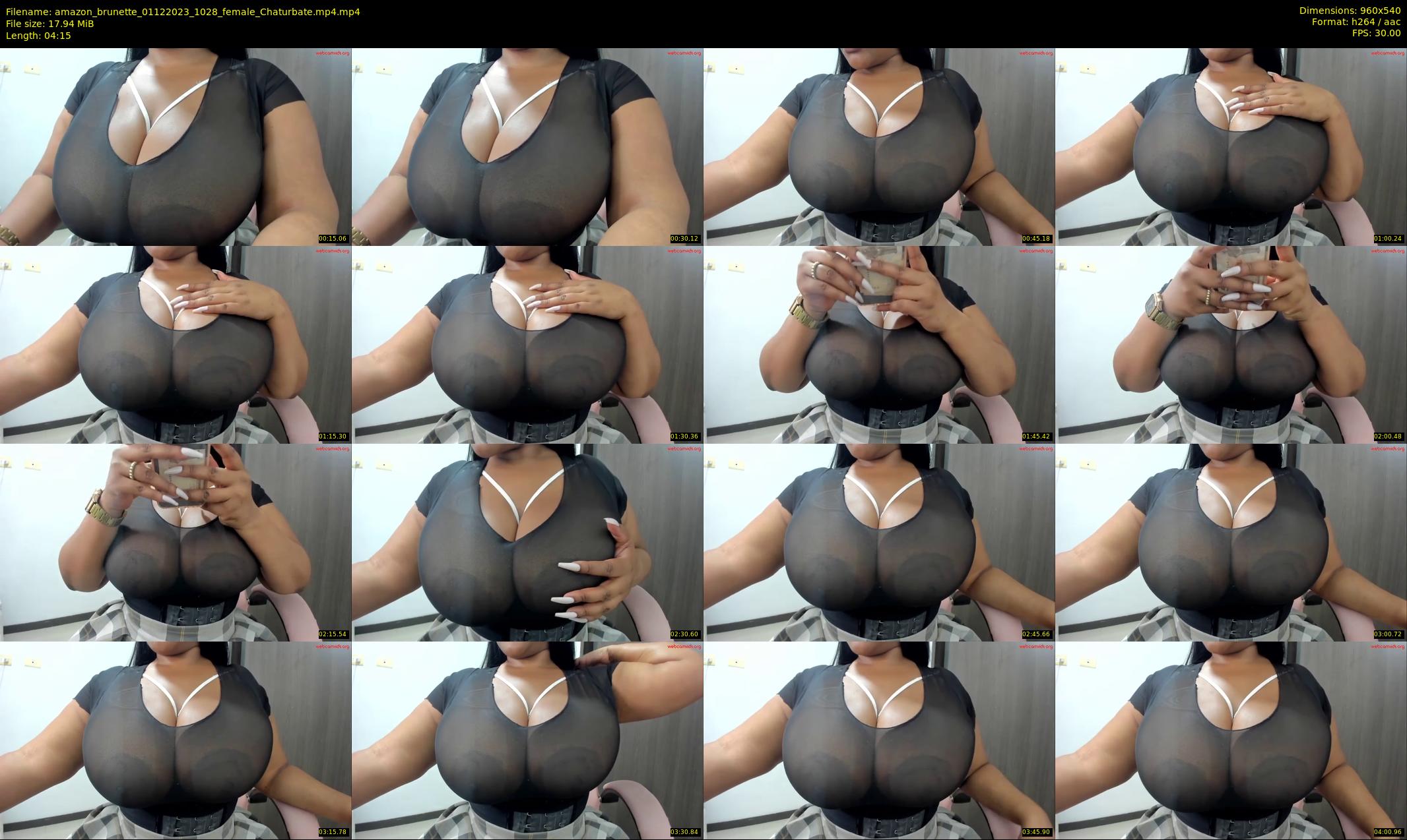 amazon_brunette — 5 minute Chaturbate female cam show recording, 480p, Dec 1, 2023