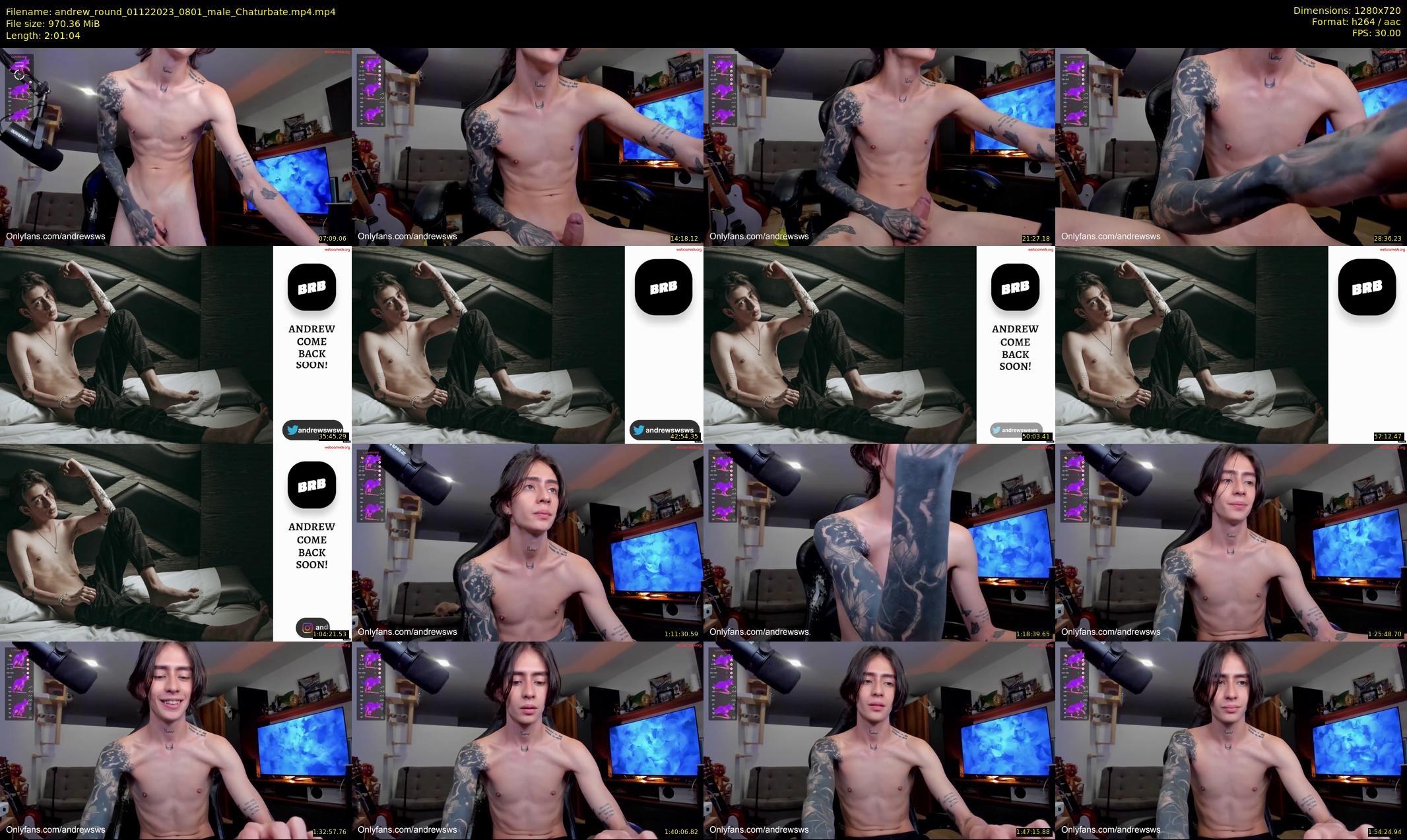 andrew_round — 122 minute Chaturbate male cam show recording, 720p, Dec 1, 2023