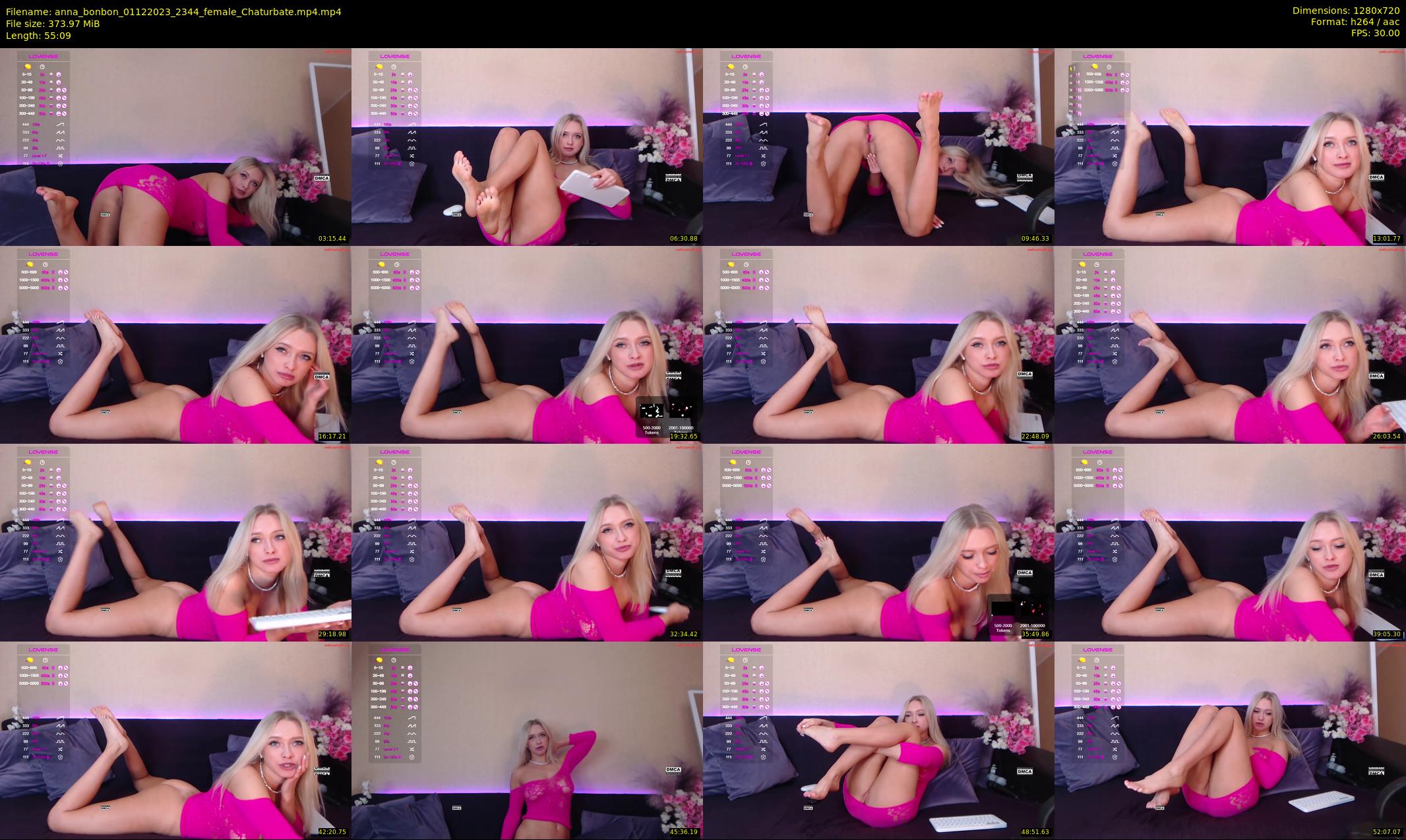anna_bonbon — 56 minute Chaturbate female cam show recording, 720p, Dec 1, 2023