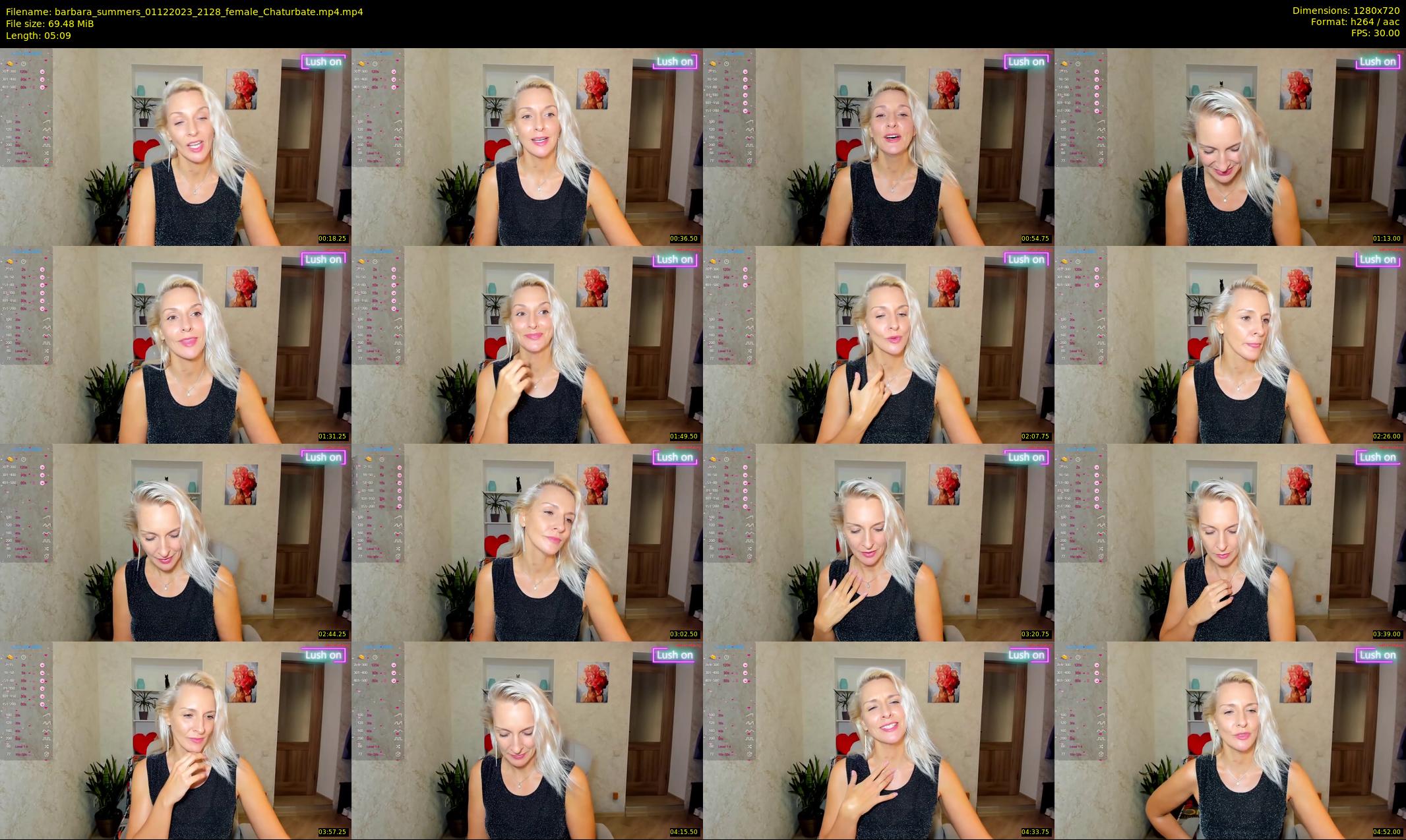 barbara_summers — 6 minute Chaturbate female cam show recording, 720p, Dec 1, 2023