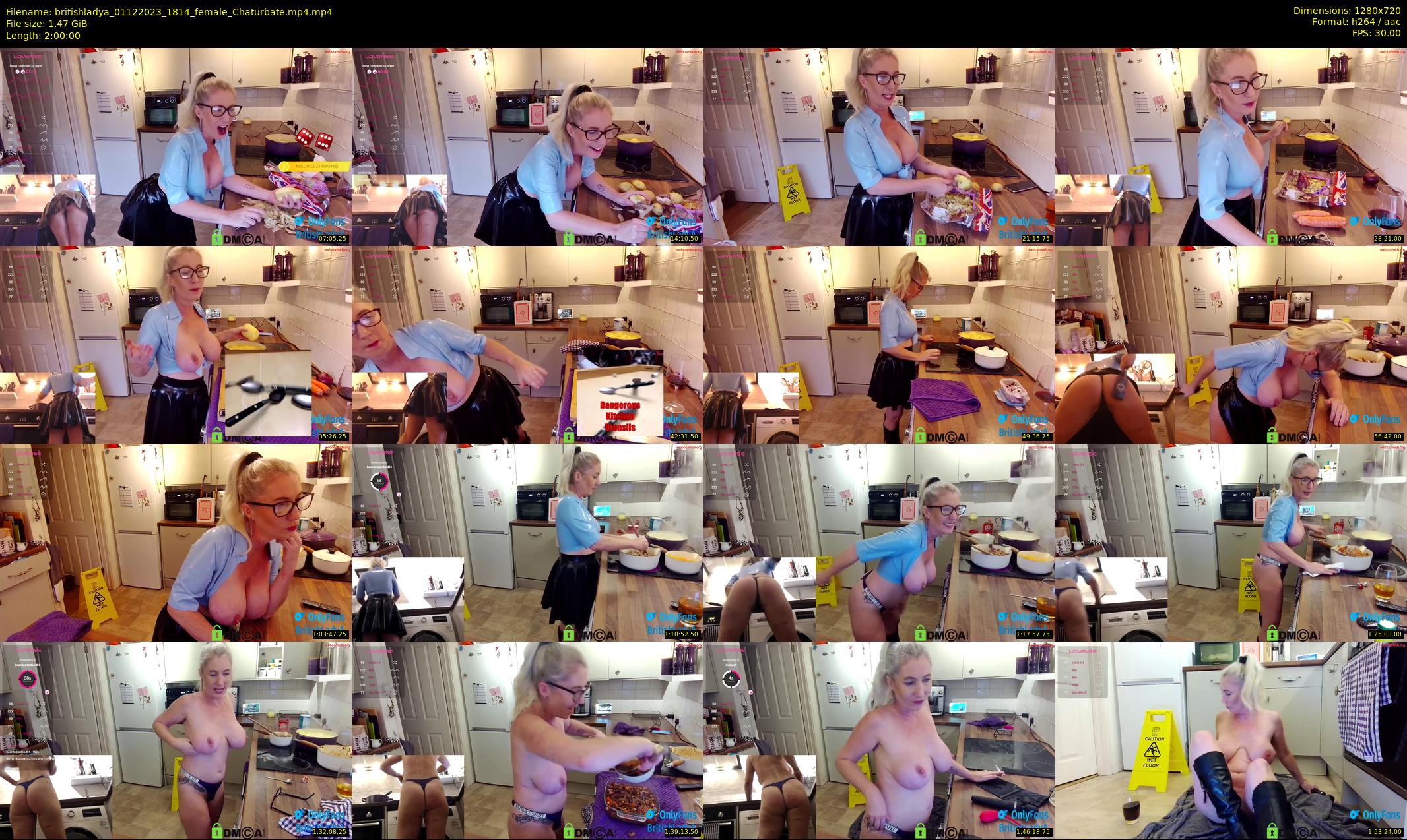 britishladya — 120 minute Chaturbate female cam show recording, 720p, Dec 1, 2023
