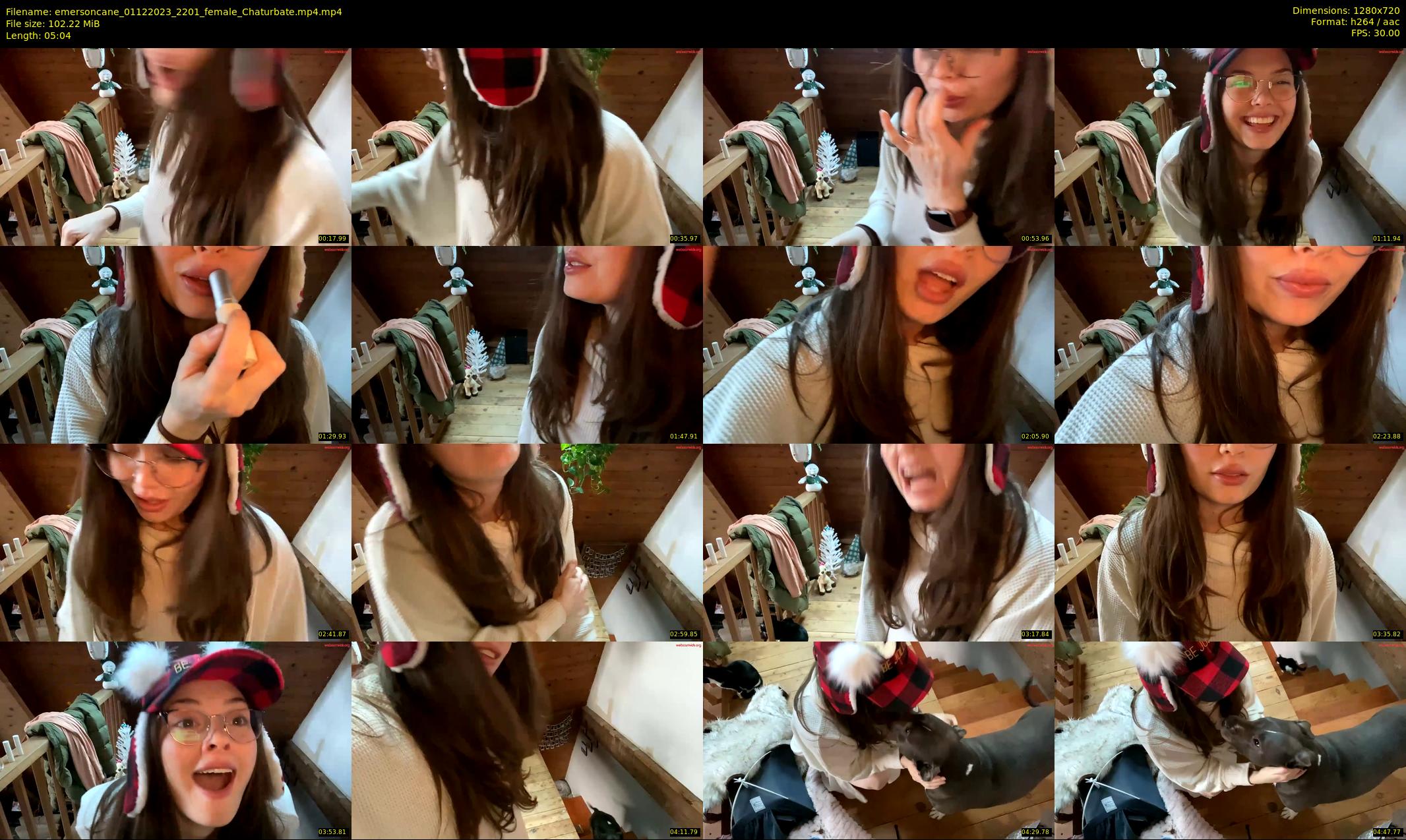 emersoncane — 6 minute Chaturbate female cam show recording, 720p, Dec 1, 2023