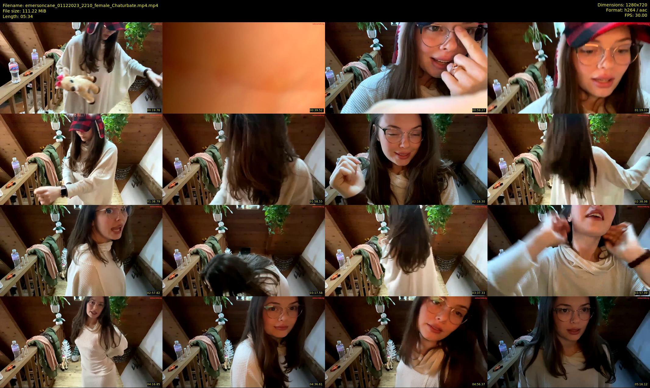 emersoncane — 6 minute Chaturbate female cam show recording, 720p, Dec 1, 2023