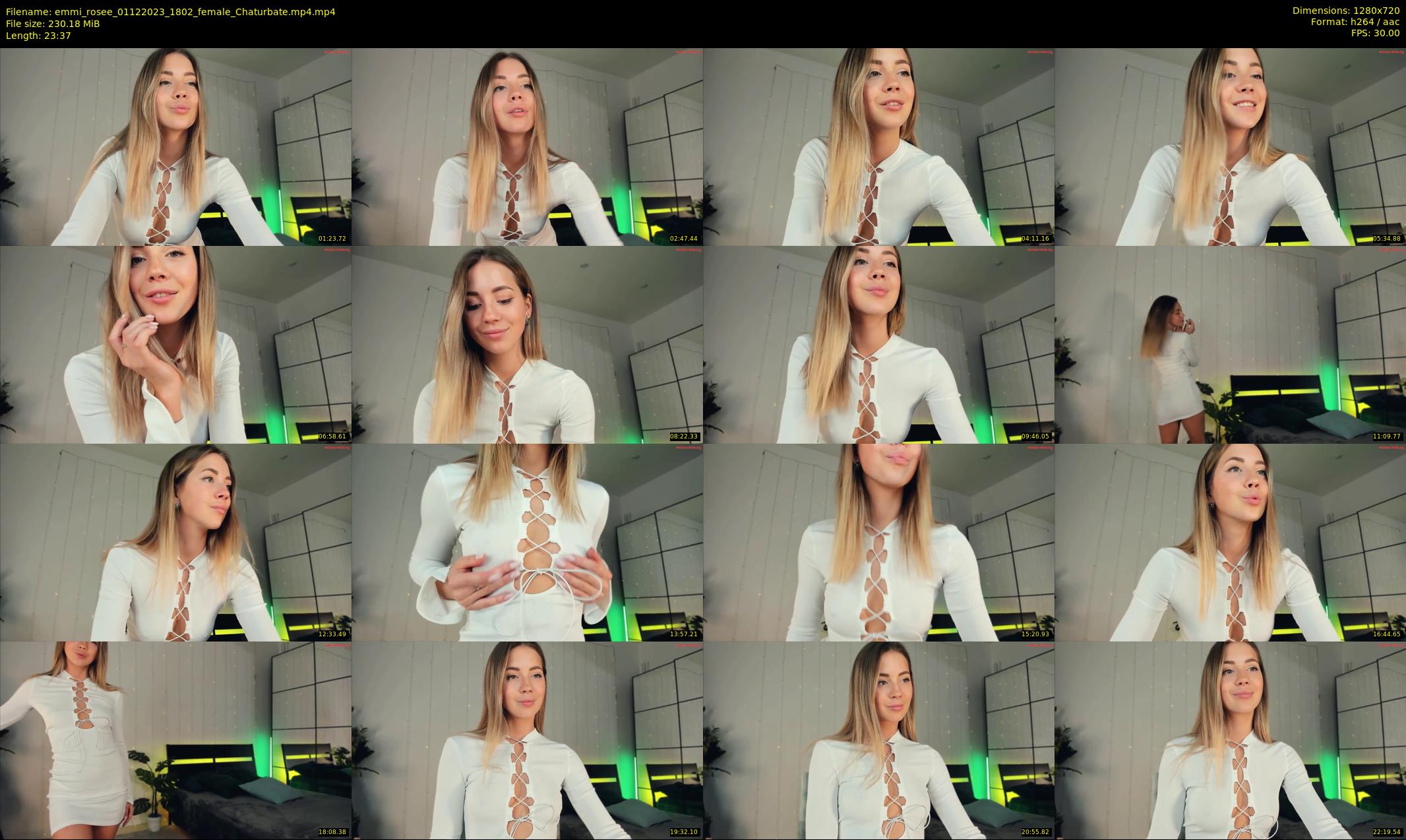 emmi_rosee — 24 minute Chaturbate female cam show recording, 720p, Dec 1, 2023