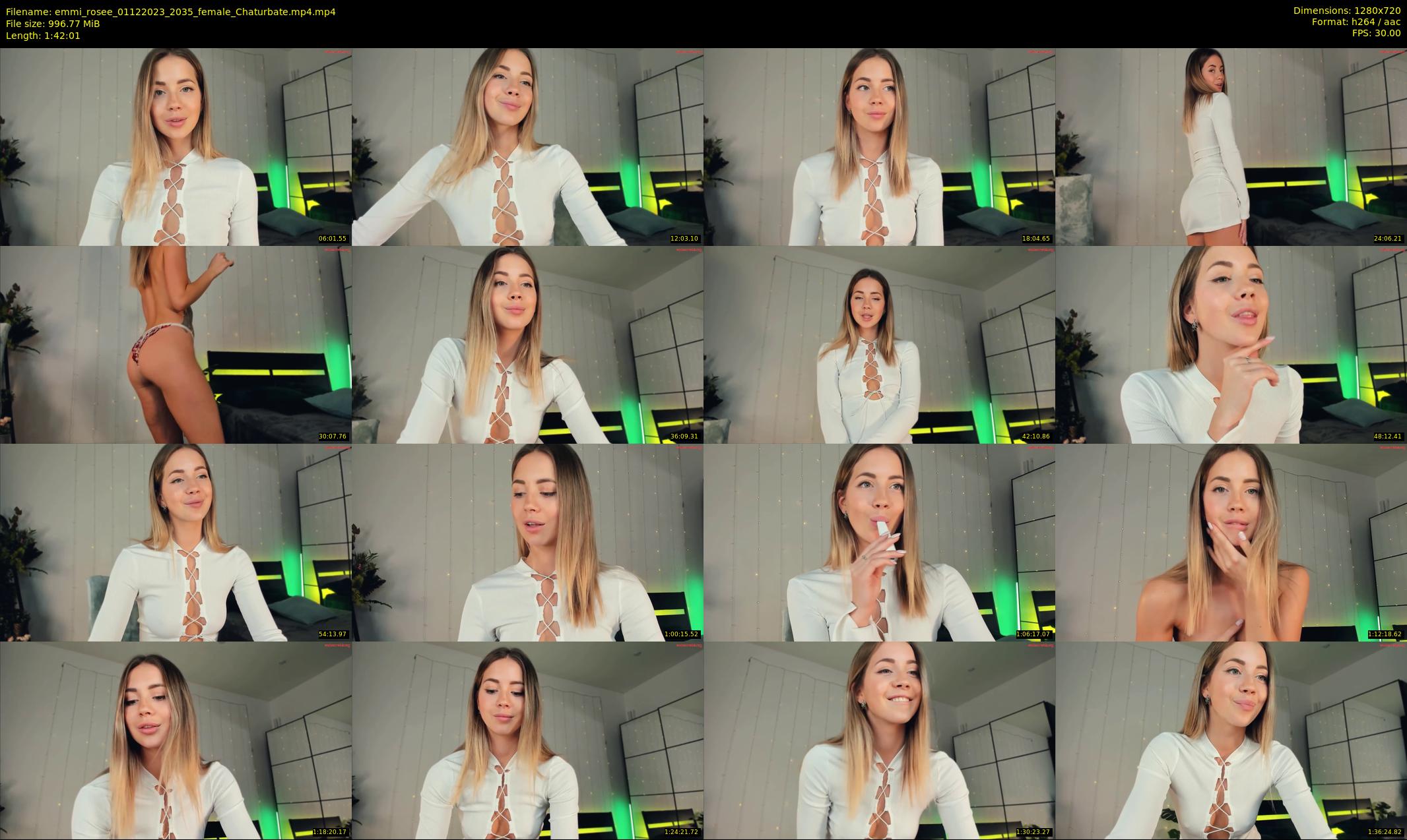 emmi_rosee — 103 minute Chaturbate female cam show recording, 720p, Dec 1, 2023