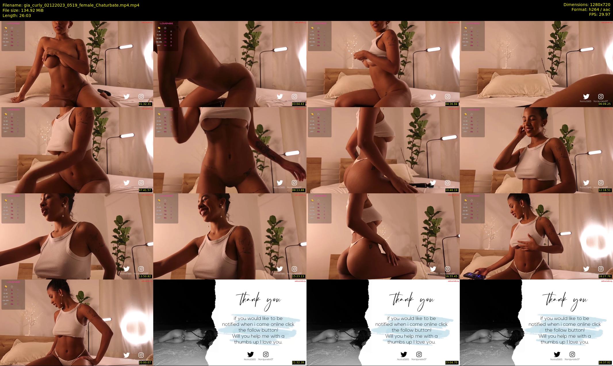gia_curly — 27 minute Chaturbate female cam show recording, 720p, Dec 2, 2023
