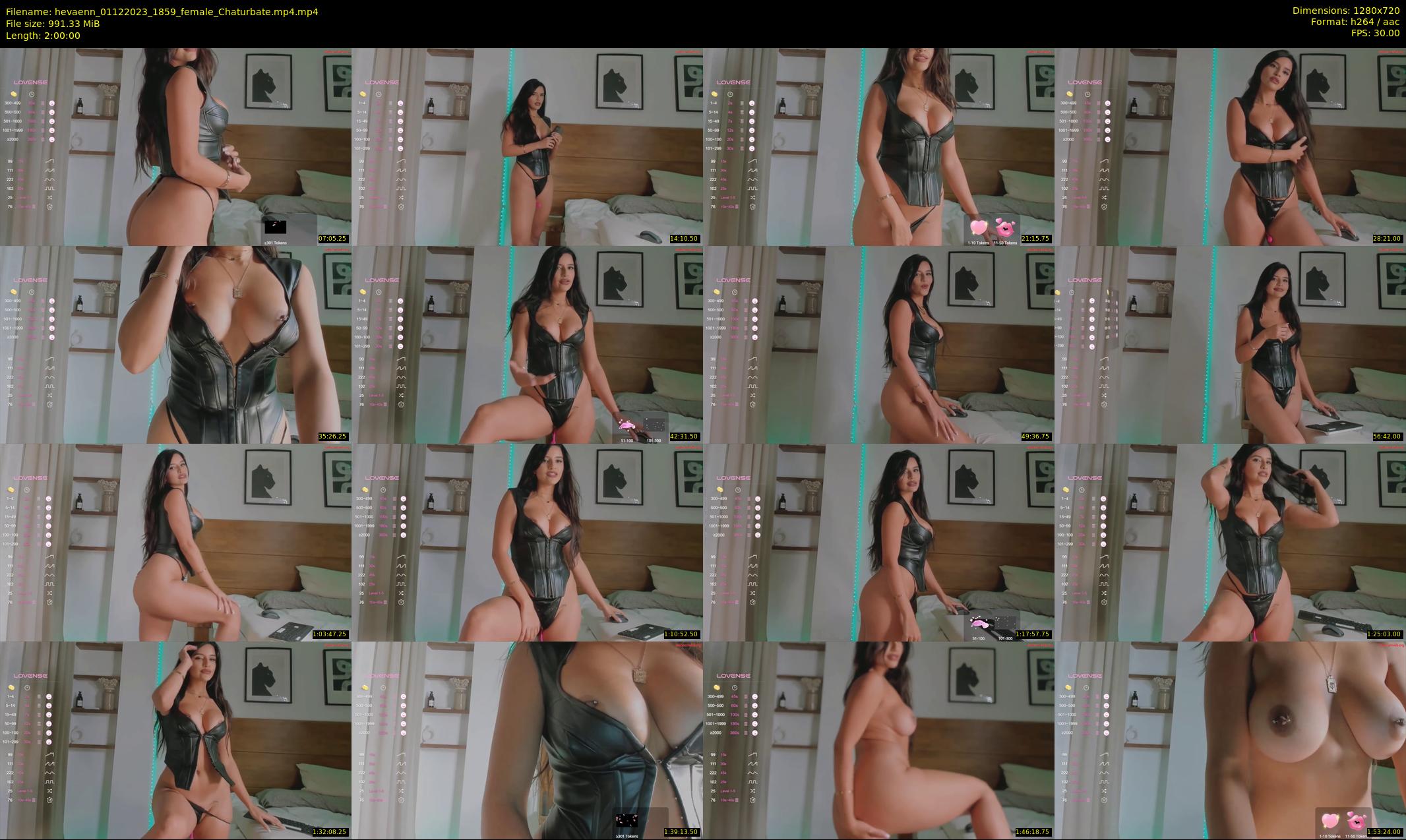 hevaenn — 120 minute Chaturbate female cam show recording, 720p, Dec 1, 2023