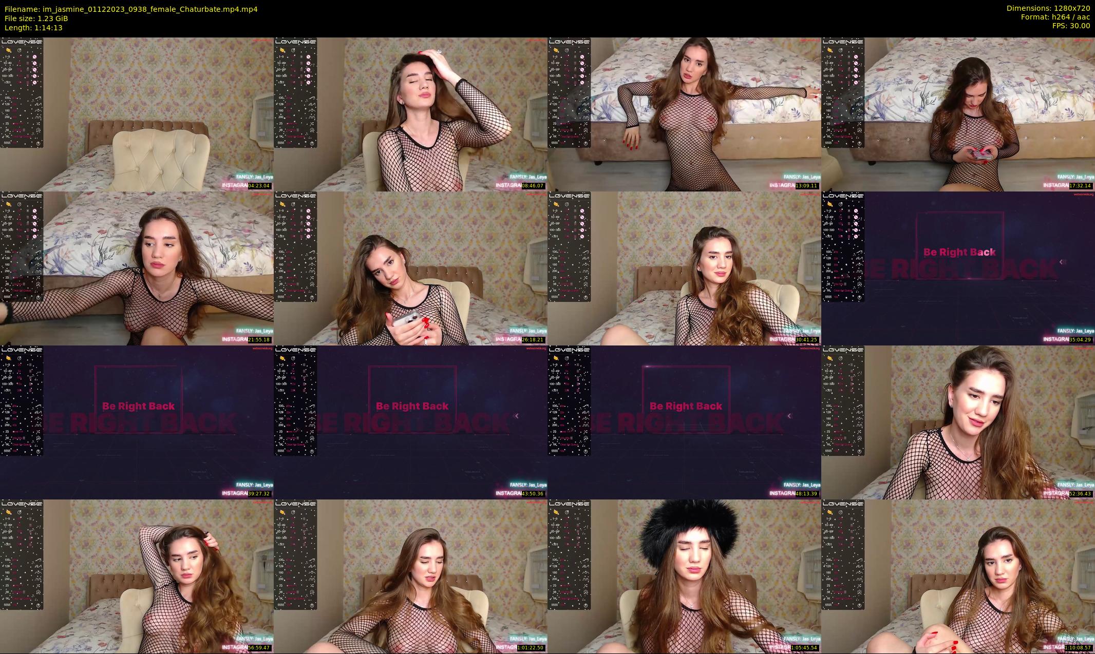 im_jasmine — 75 minute Chaturbate female cam show recording, 720p, Dec 1, 2023