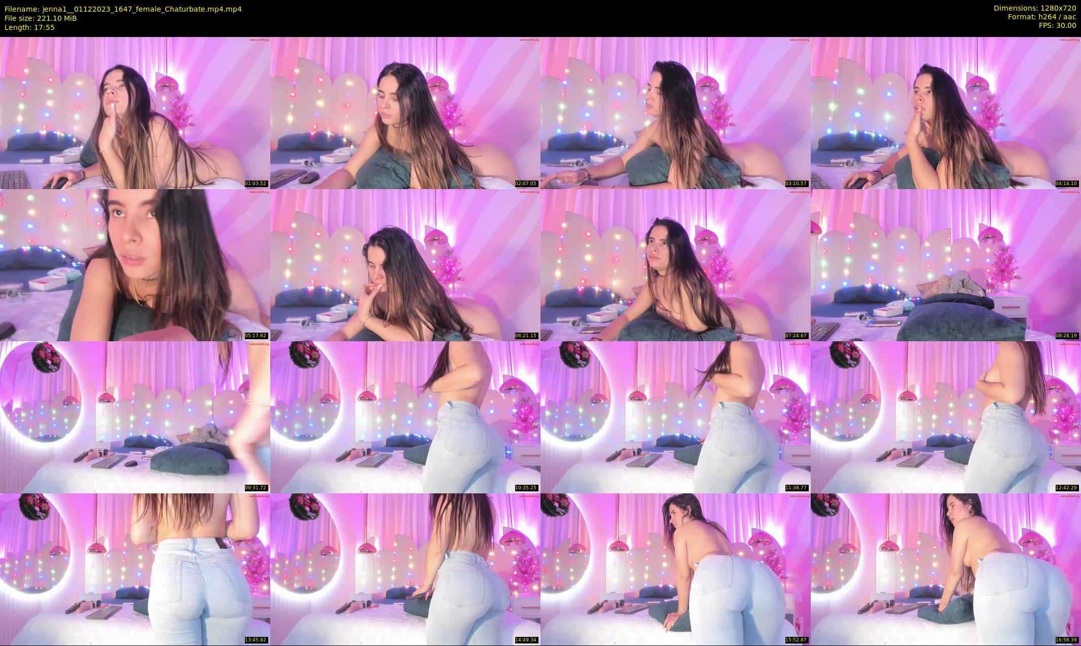 jenna1_ — 18 minute Chaturbate female cam show recording, 720p, Dec 1, 2023
