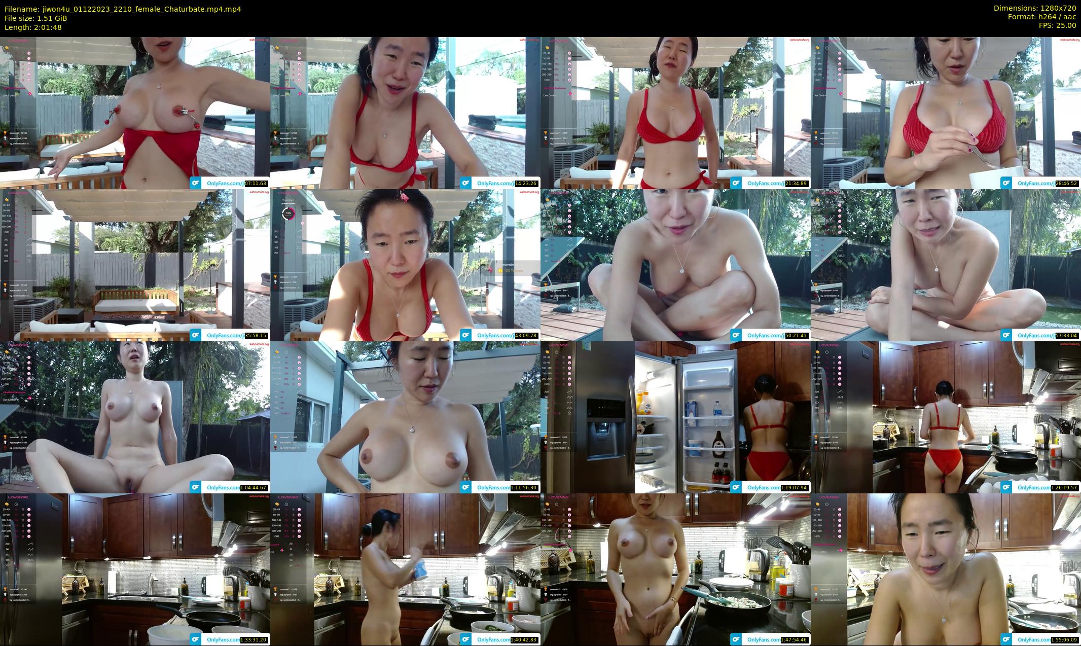 jiwon4u — 122 minute Chaturbate female cam show recording, 720p, Dec 1, 2023