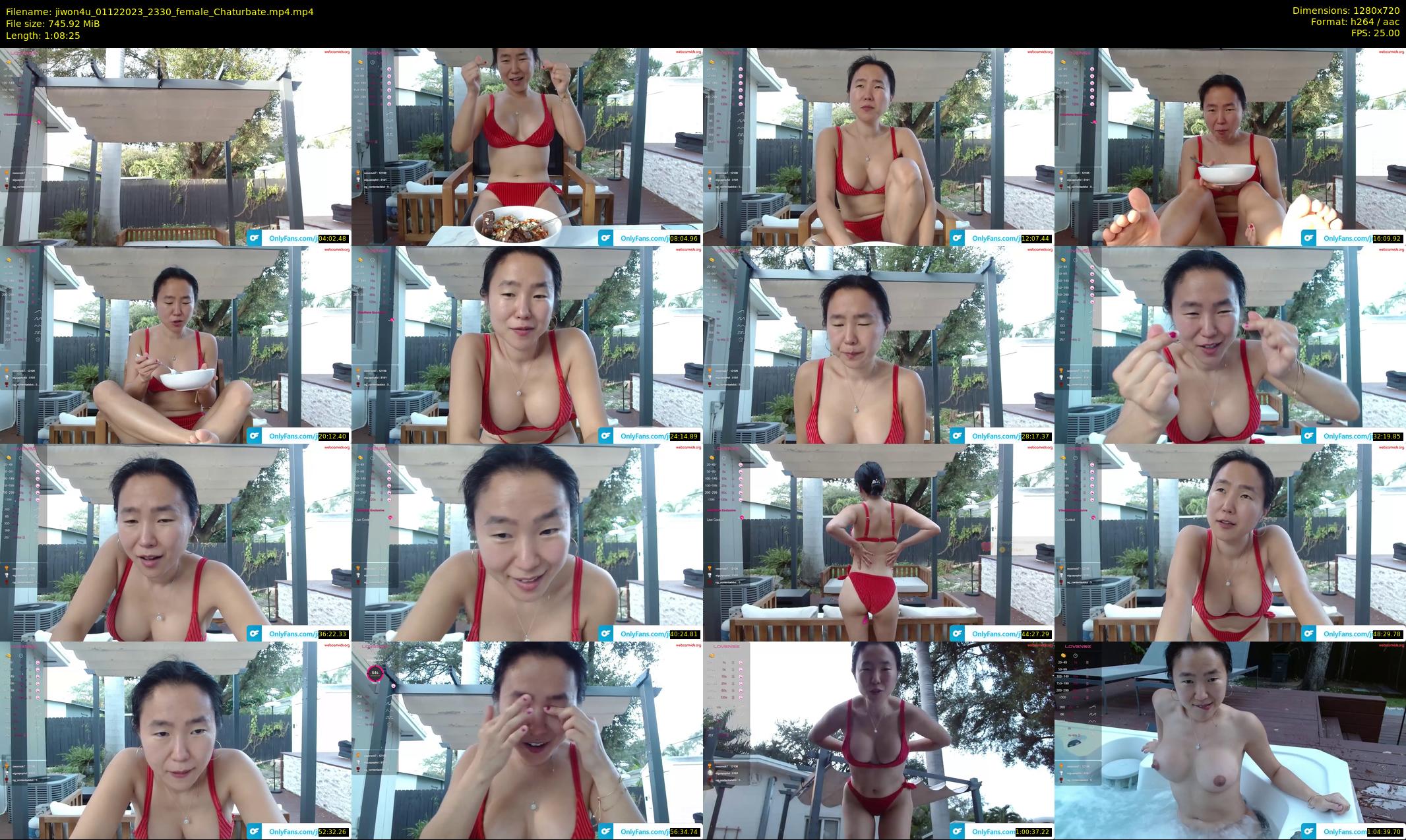 jiwon4u — 69 minute Chaturbate female cam show recording, 720p, Dec 1, 2023