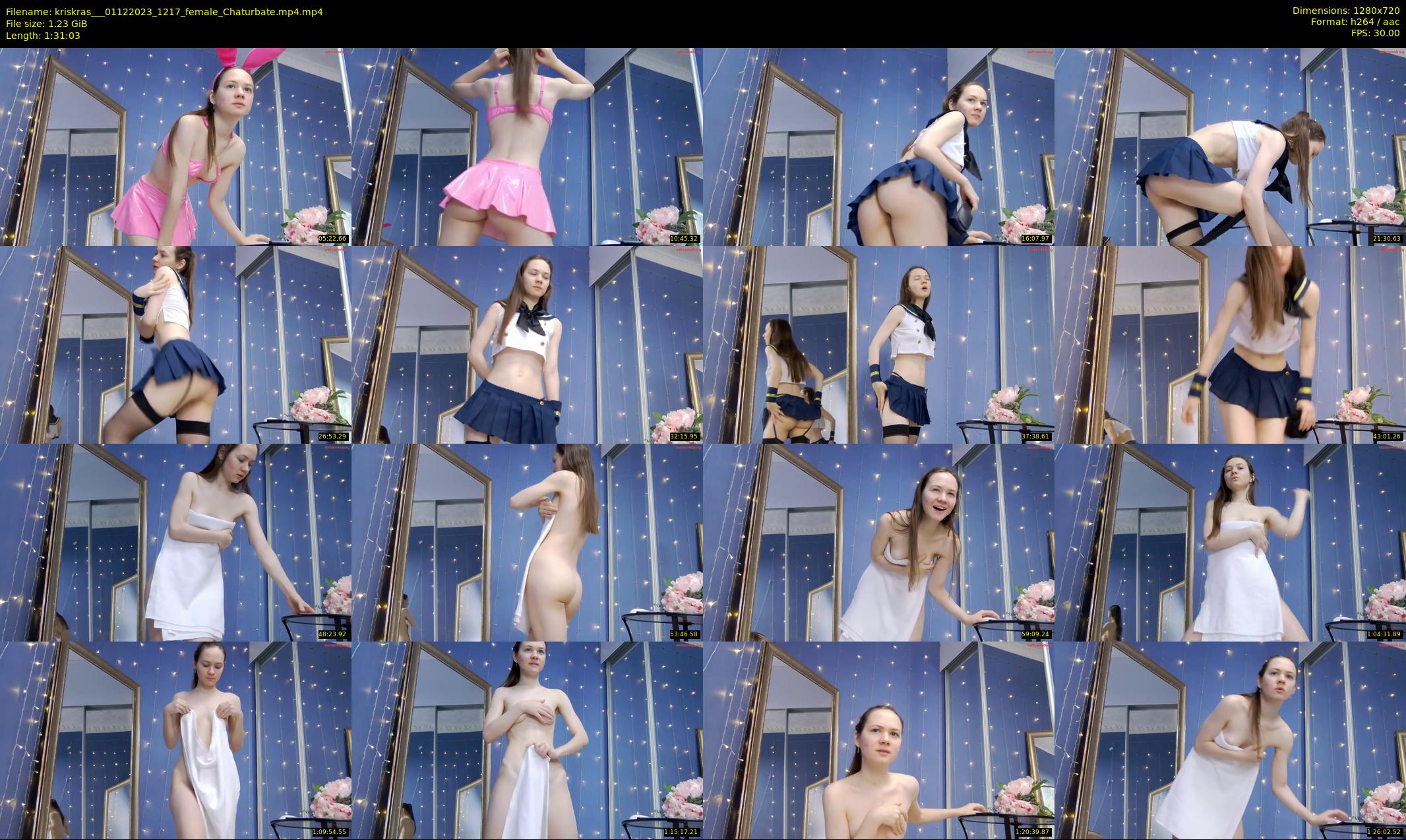kriskras__ — 92 minute Chaturbate female cam show recording, 720p, Dec 1, 2023
