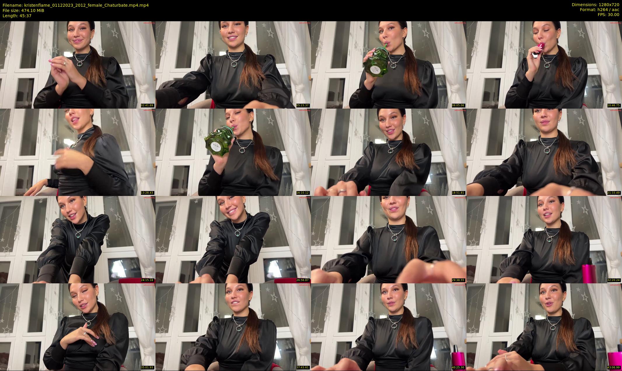 kristenflame — 46 minute Chaturbate couple cam show recording, 720p, Dec 1, 2023