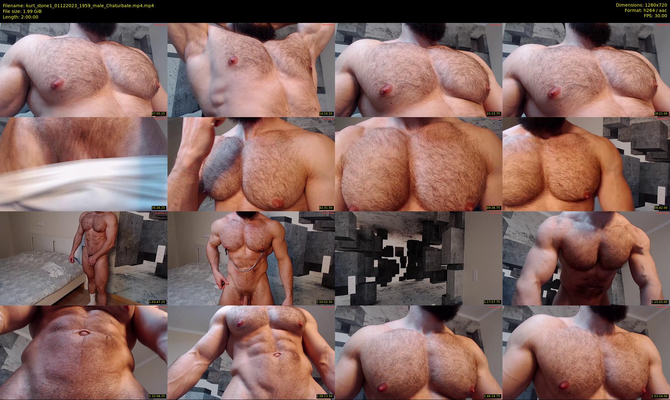 kurt_stone1 — 120 minute Chaturbate male cam show recording, 720p, Dec 1, 2023