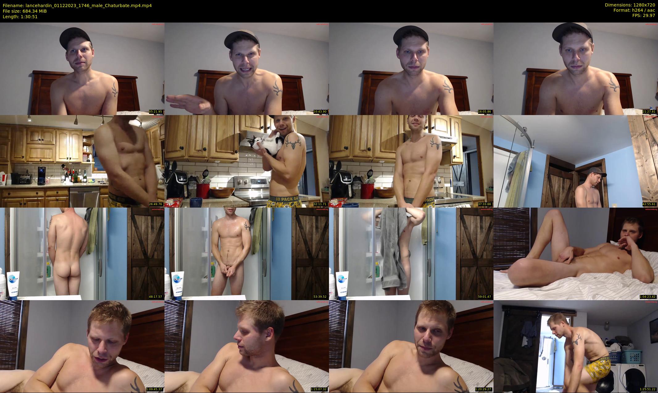 lancehardin — 91 minute Chaturbate male cam show recording, 720p, Dec 1, 2023
