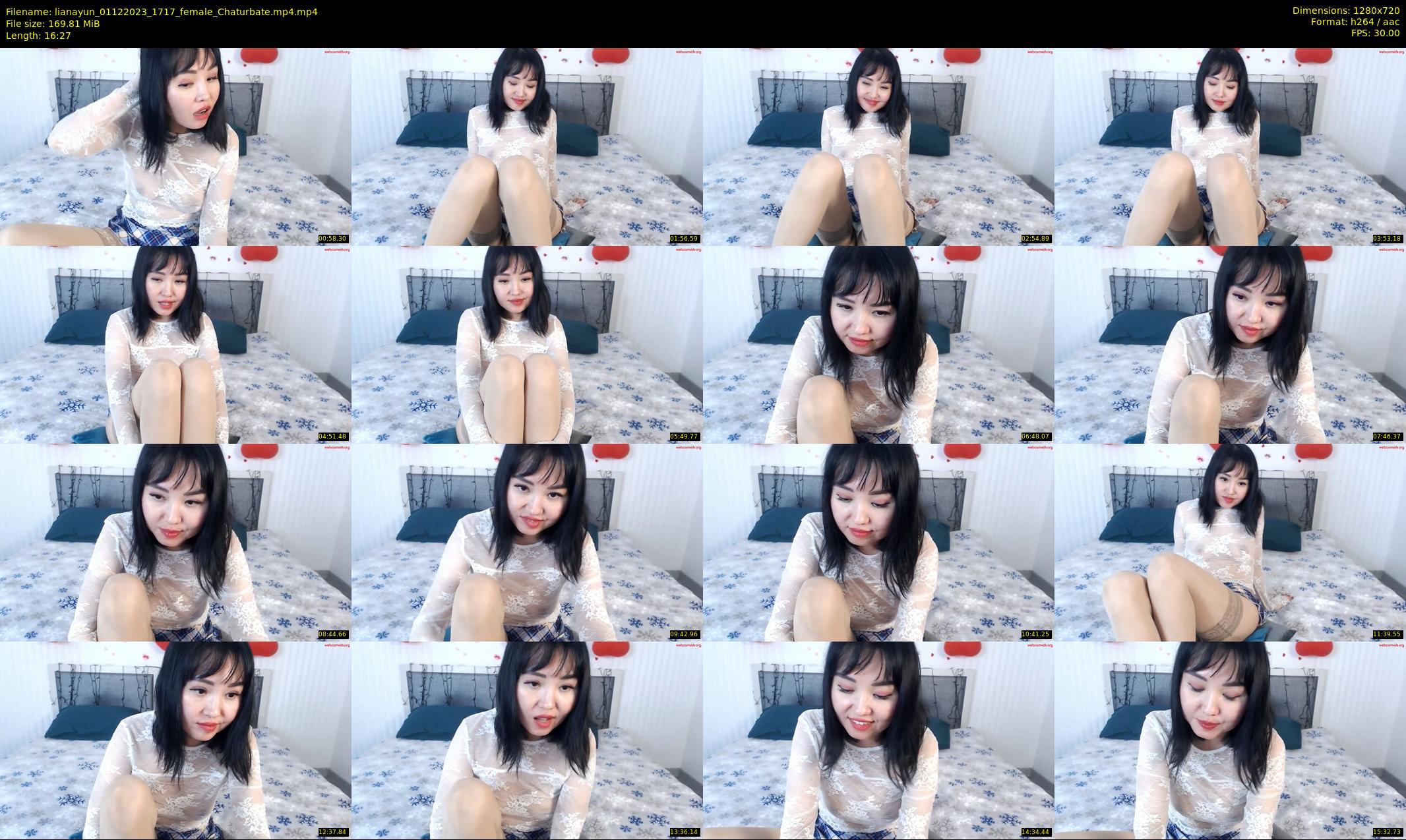 lianayun — 17 minute Chaturbate female cam show recording, 720p, Dec 1, 2023