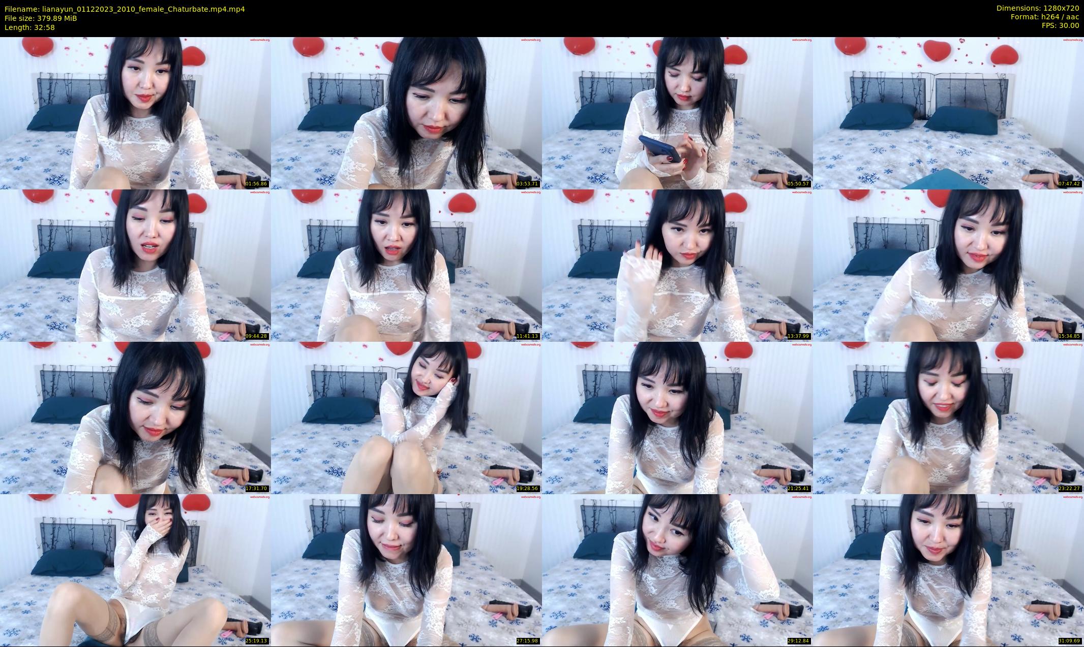 lianayun — 33 minute Chaturbate female cam show recording, 720p, Dec 1, 2023
