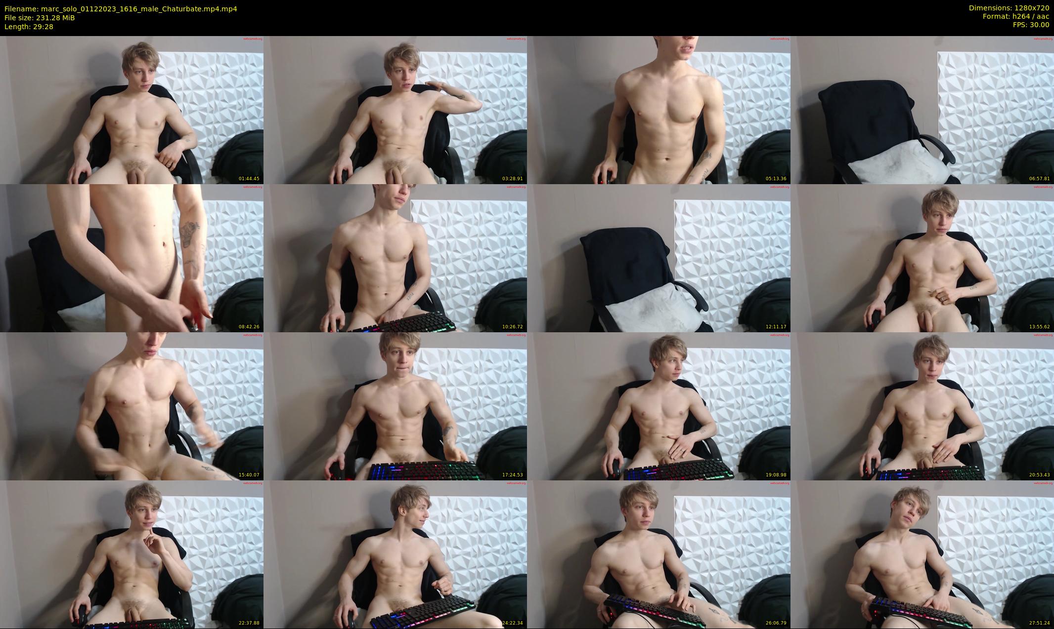 marc_solo — 30 minute Chaturbate male cam show recording, 720p, Dec 1, 2023