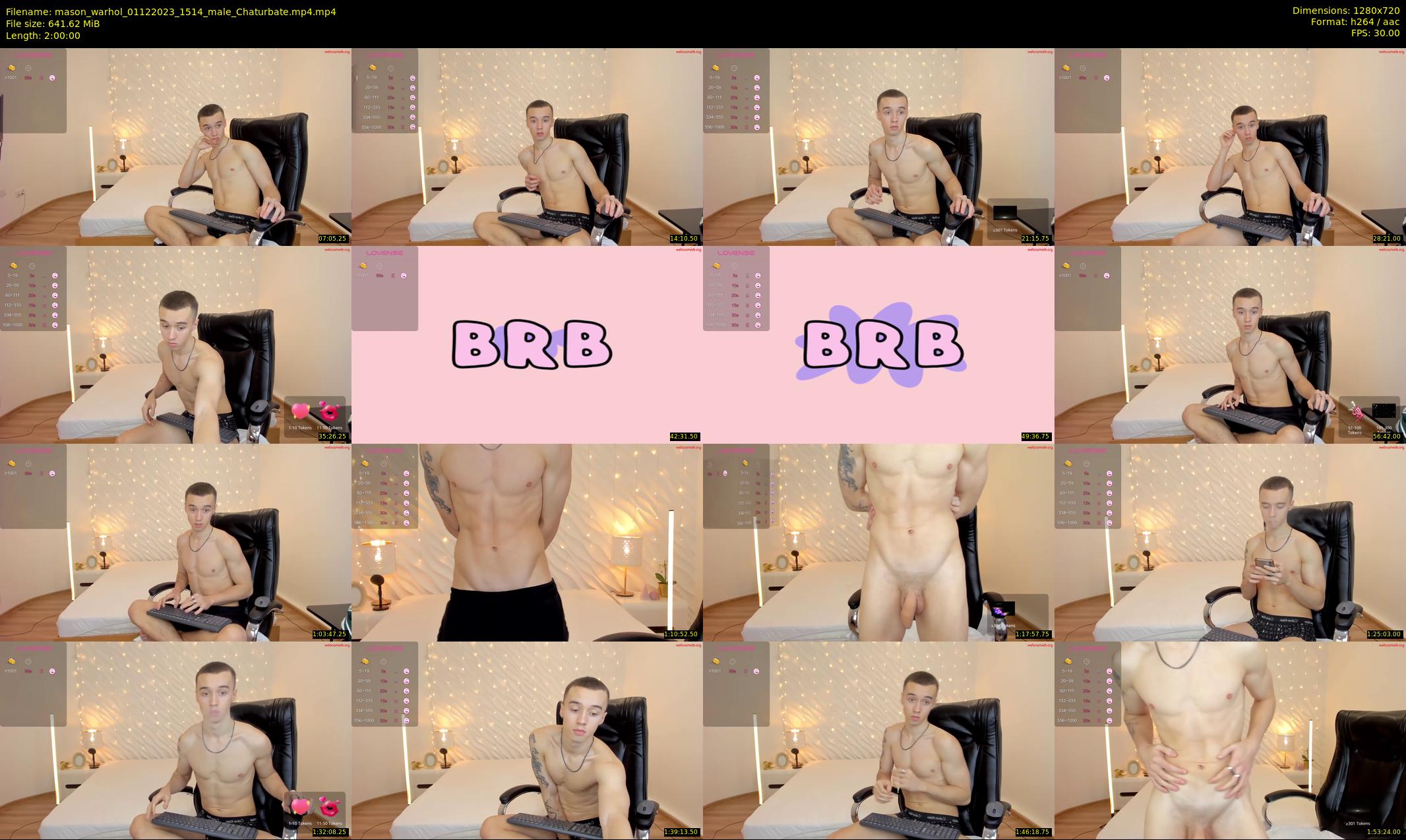 mason_warhol — 120 minute Chaturbate male cam show recording, 720p, Dec 1, 2023